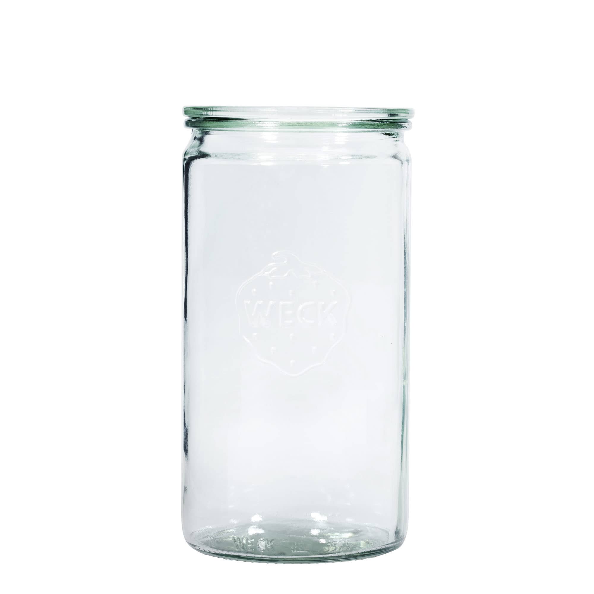 Sklenice WECK válcový tvar 1575 ml, uzávěr: kulatý okraj
