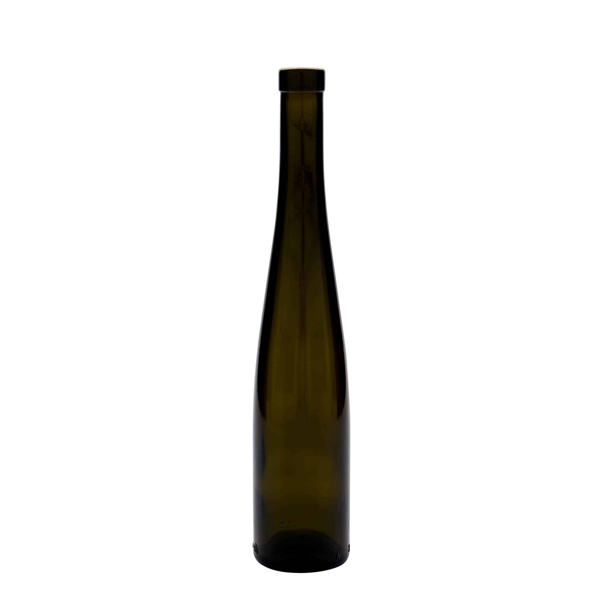 Skleněná lahev 375 ml 'Weinschlegel', starožitná zelená, uzávěr: korek