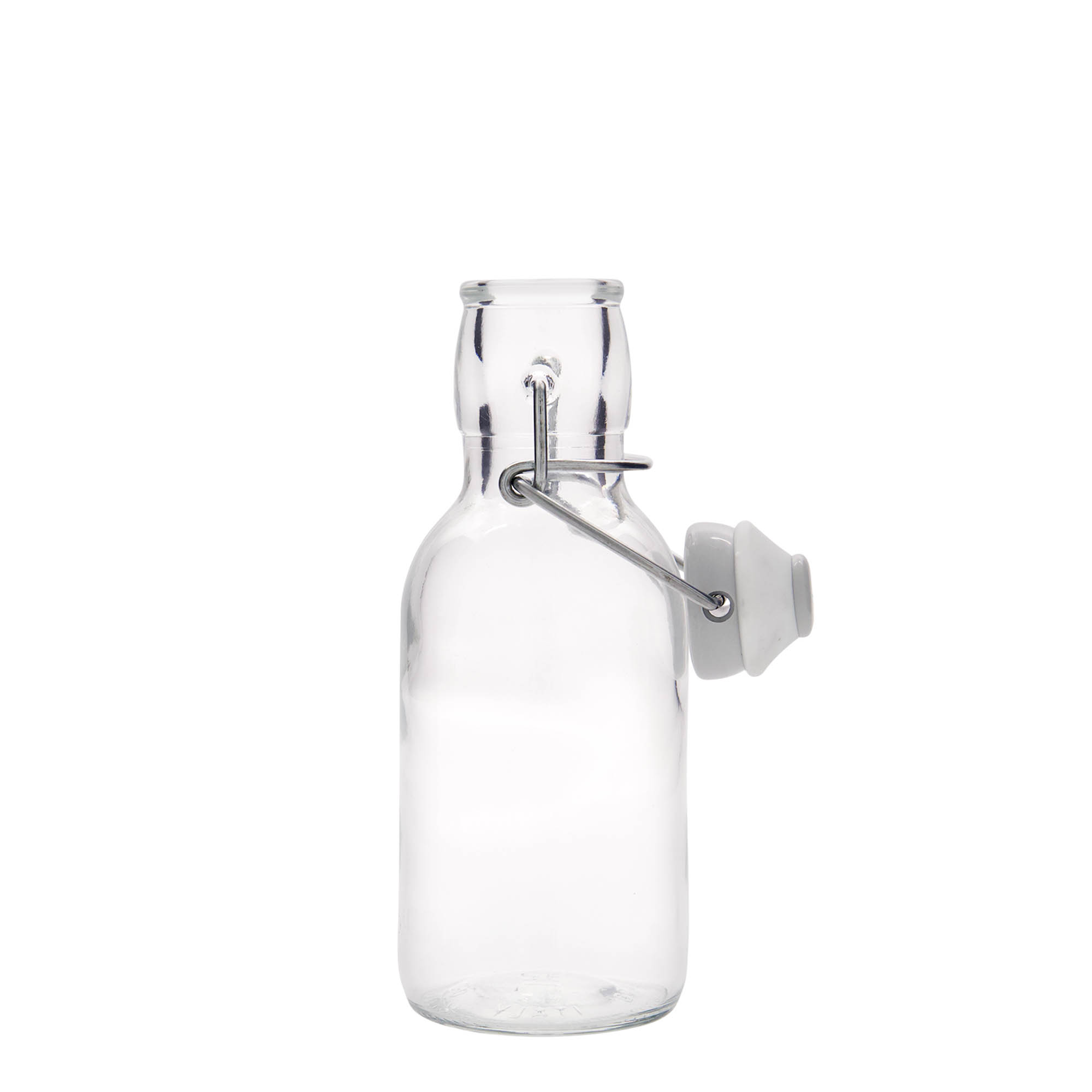 250 ml skleněná láhev 'Emilia', hrdlo: uzávěr s pákou 250 ml skleněná láhev 'Emilia', hrdlo: uzávěr s pákou