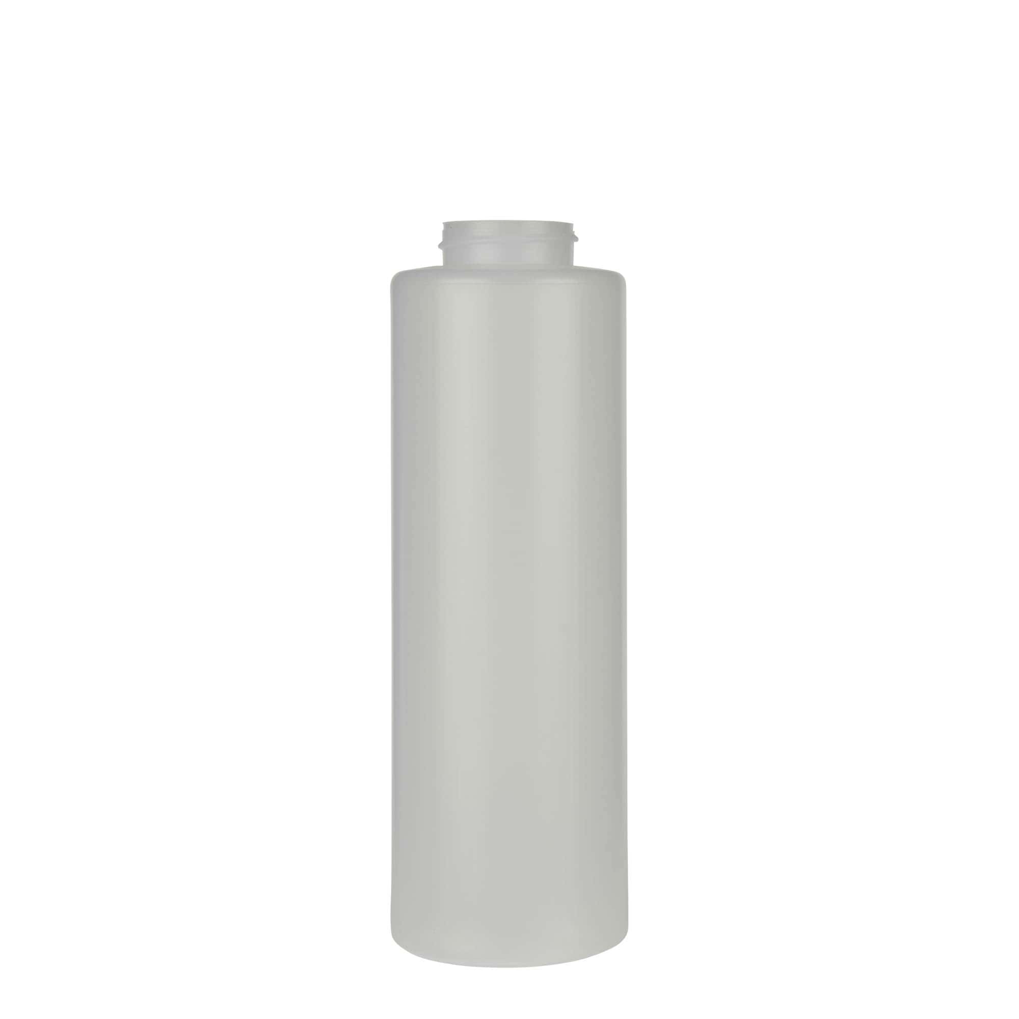 500 ml láhev na omáčku, LDPE plast, přírodní, hrdlo: 38/400