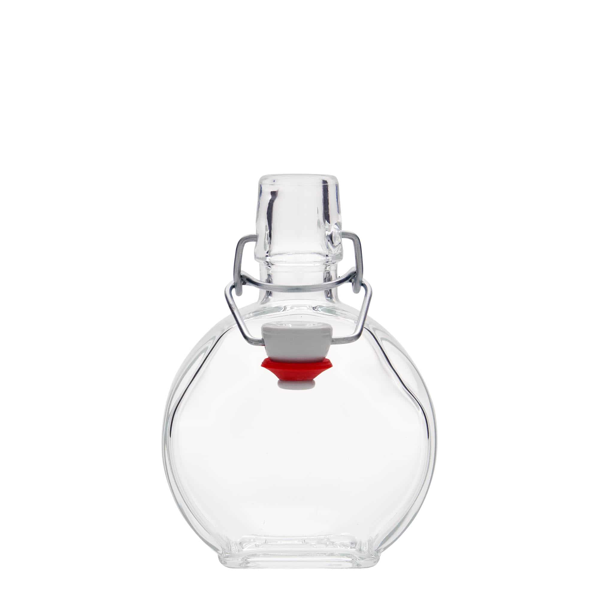 Skleněná lahev 200 ml 'Sensatione', hranatá, uzávěr: třmenový uzávěr Skleněná lahev 200 ml 'Sensatione', hranatá, uzávěr: třmenový uzávěr