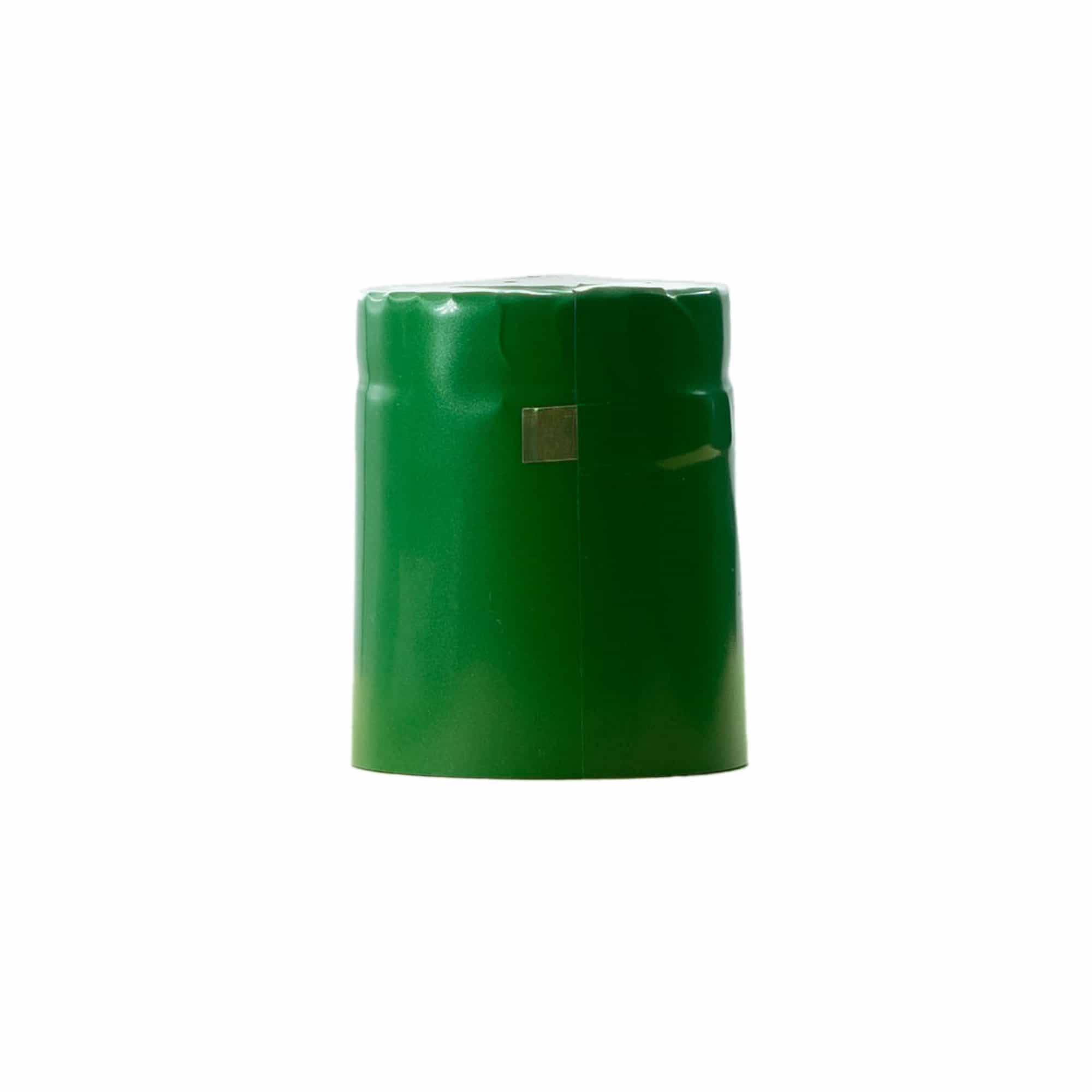 Smršťovací kapsle 32x41, plast PVC, zelená Smršťovací kapsle 32x41, plast PVC, zelená