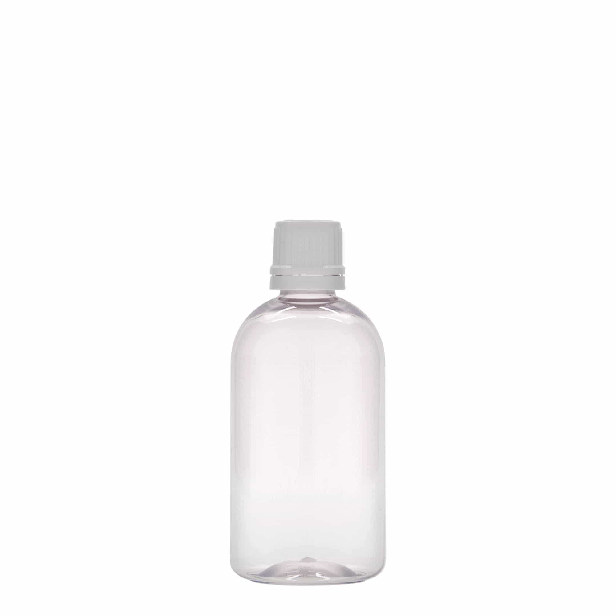 100 ml PET lékárenská lahvička „Easy Living“, plast, hrdlo: DIN 18