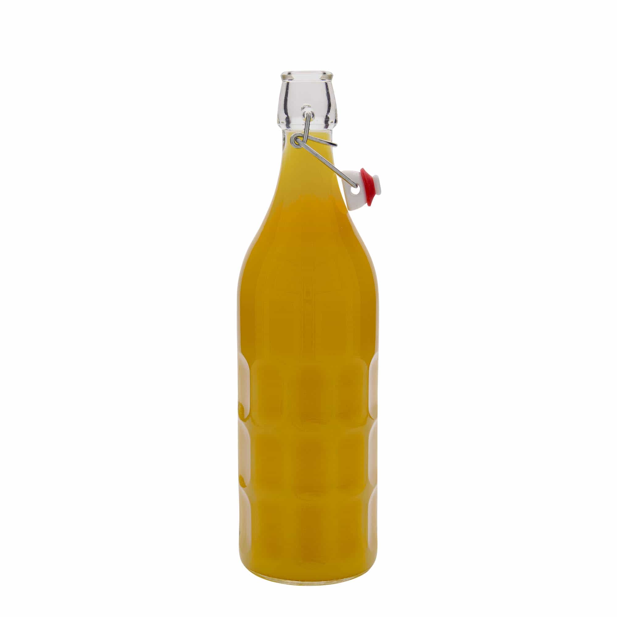 Skleněná lahev 1000 ml Moresca, uzávěr: třmenový uzávěr
