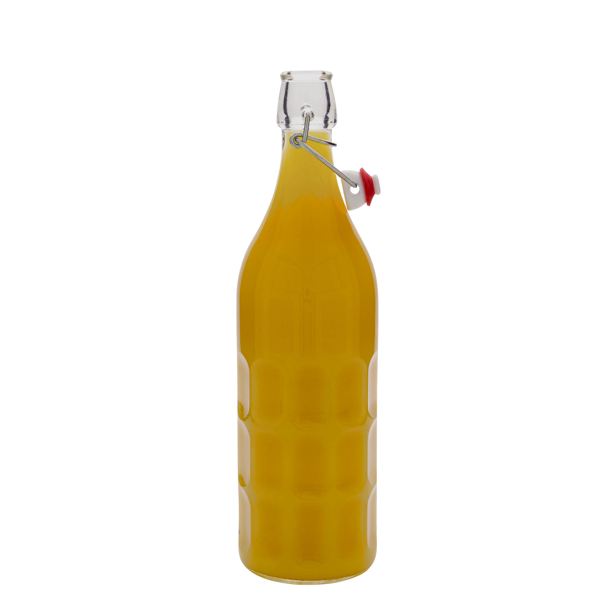 1.000 ml skleněná láhev Moresca, hrdlo: uzávěr s pákou