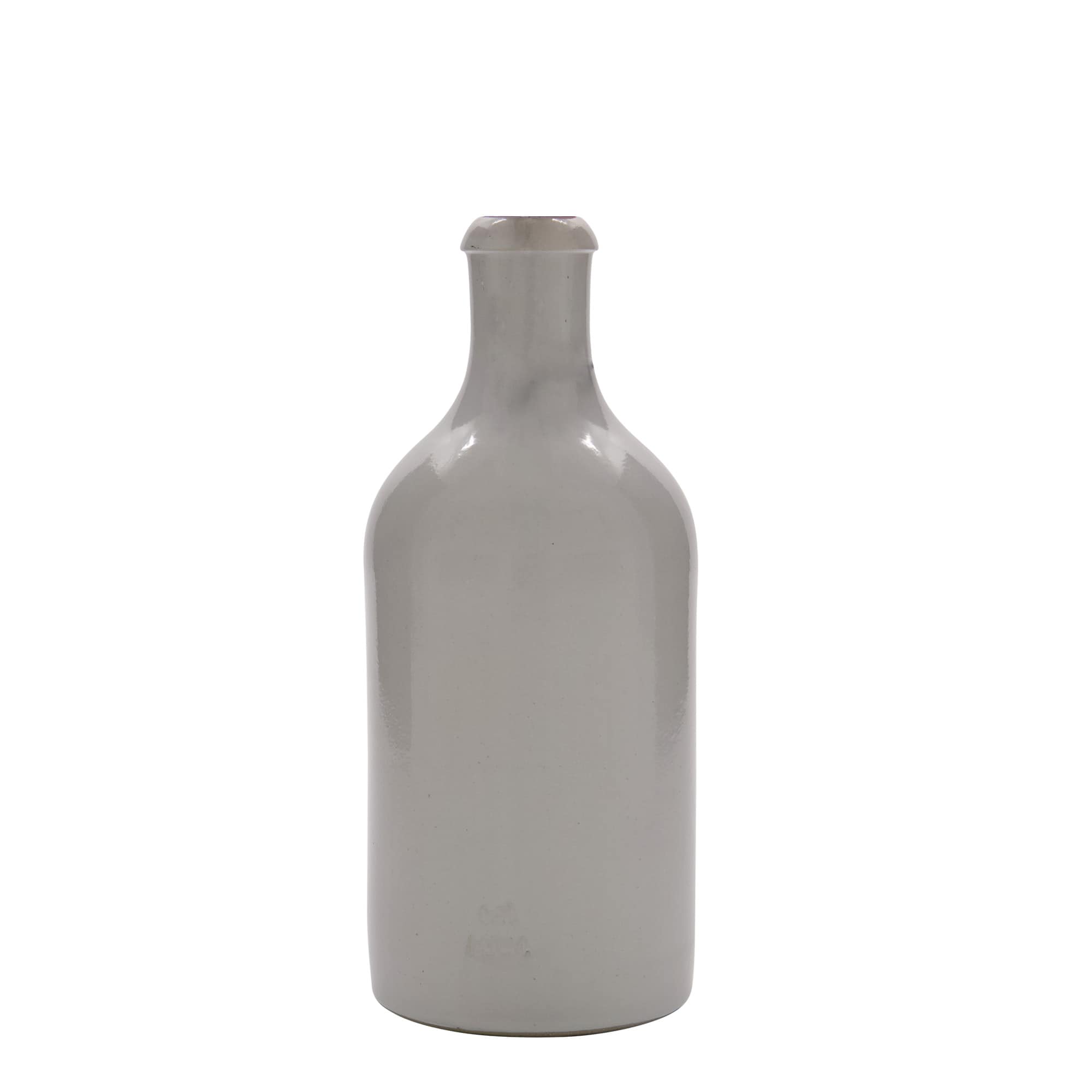 500 ml keramický džbán, kamenina, bílý, hrdlo: uzávěr s pákou