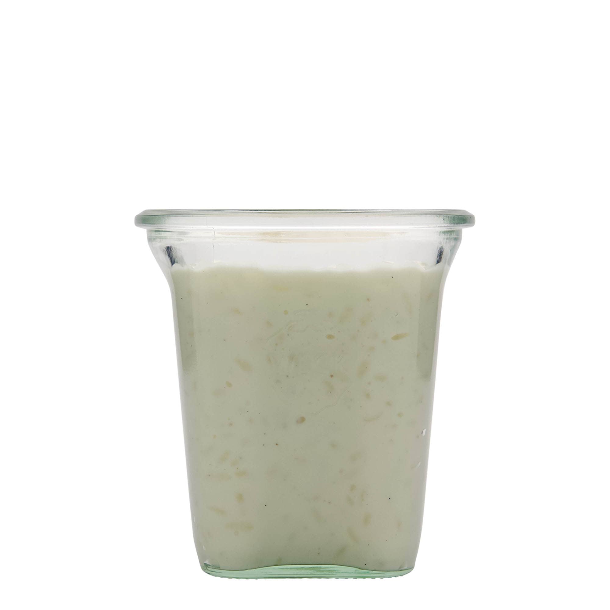 545 ml WECK Quadroglas, čtvercové, hrdlo: kulatý okraj