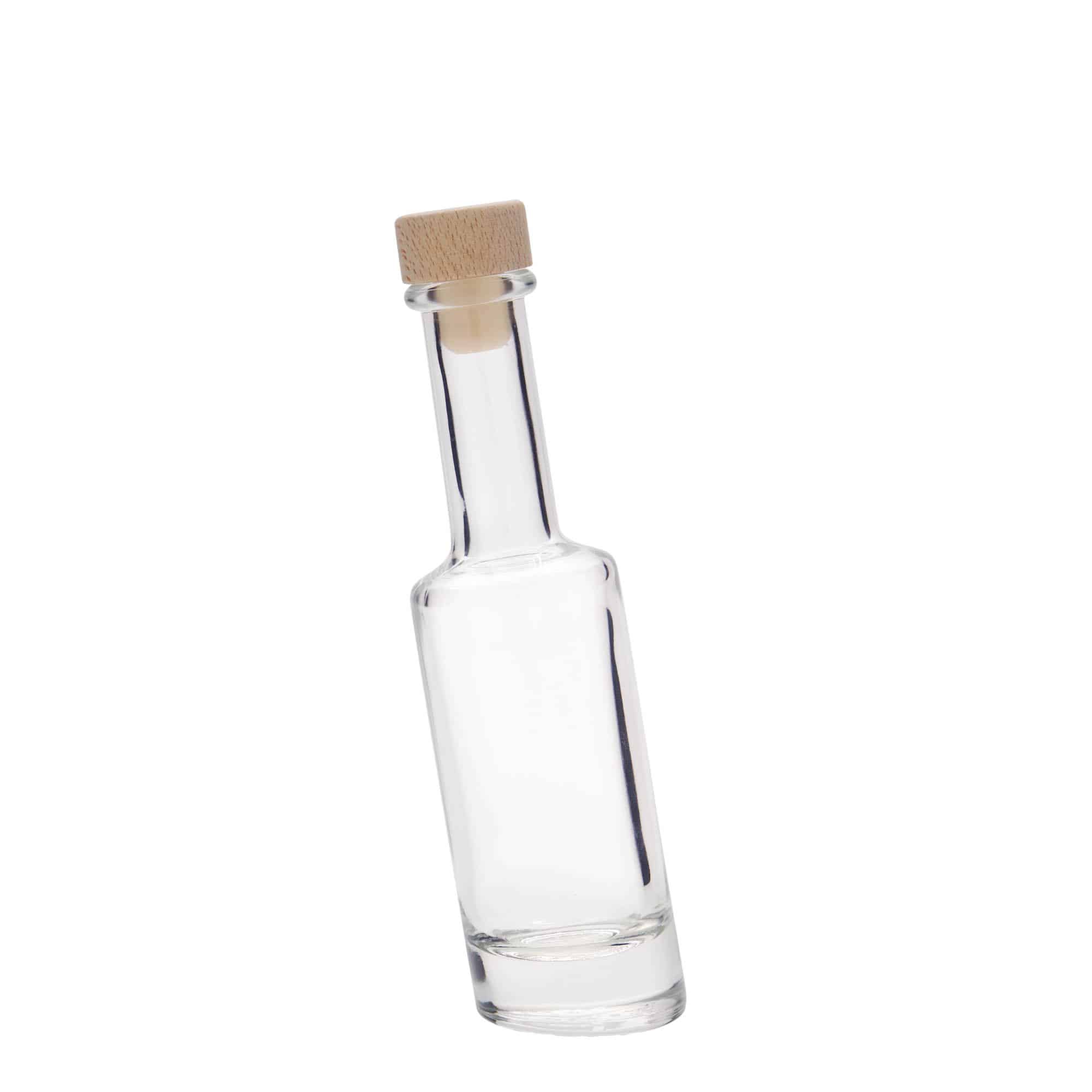 100ml skleněná lahvička „Bounty“, hrdlo: korek