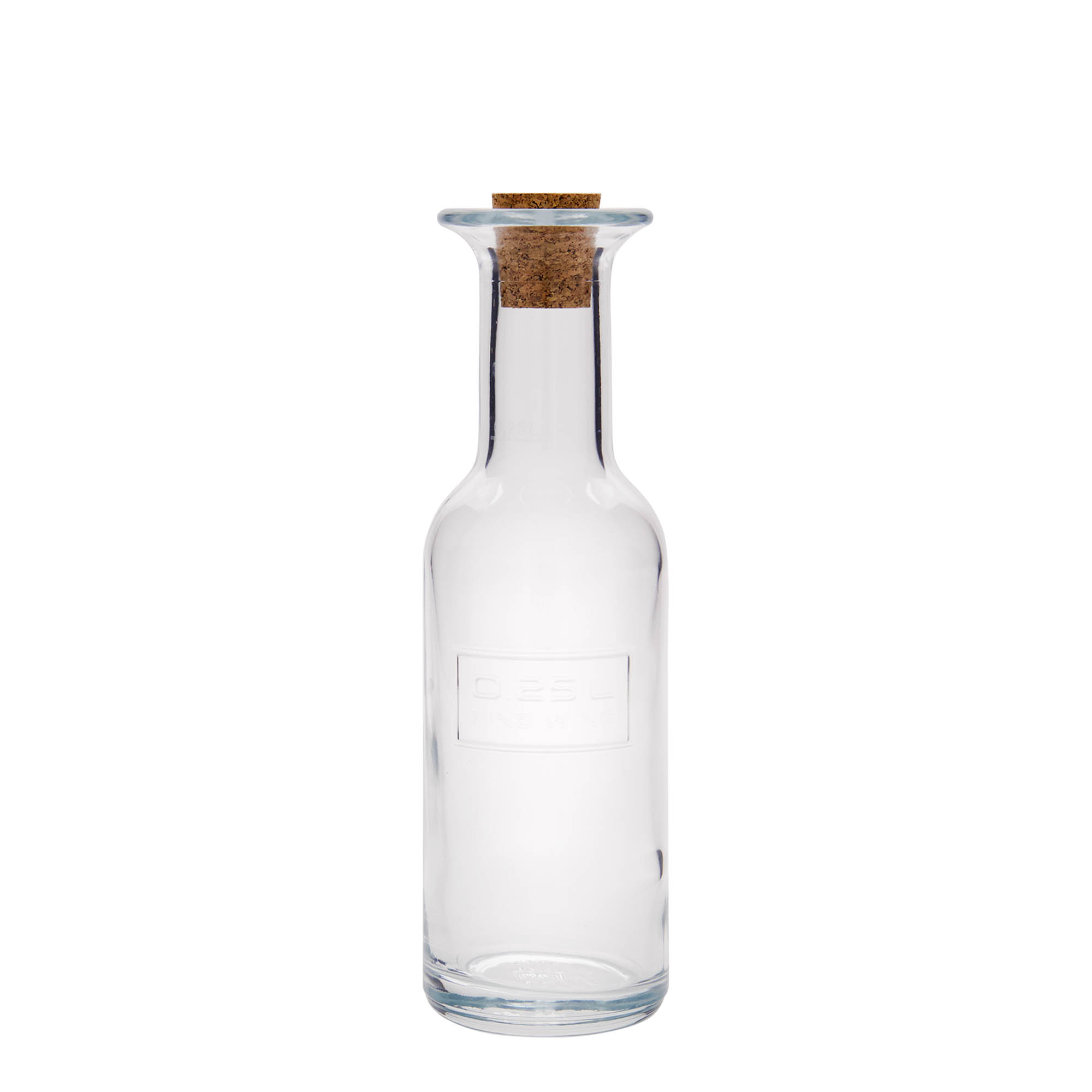 250 ml skleněná láhev 'Optima Fine Wine', hrdlo: korek