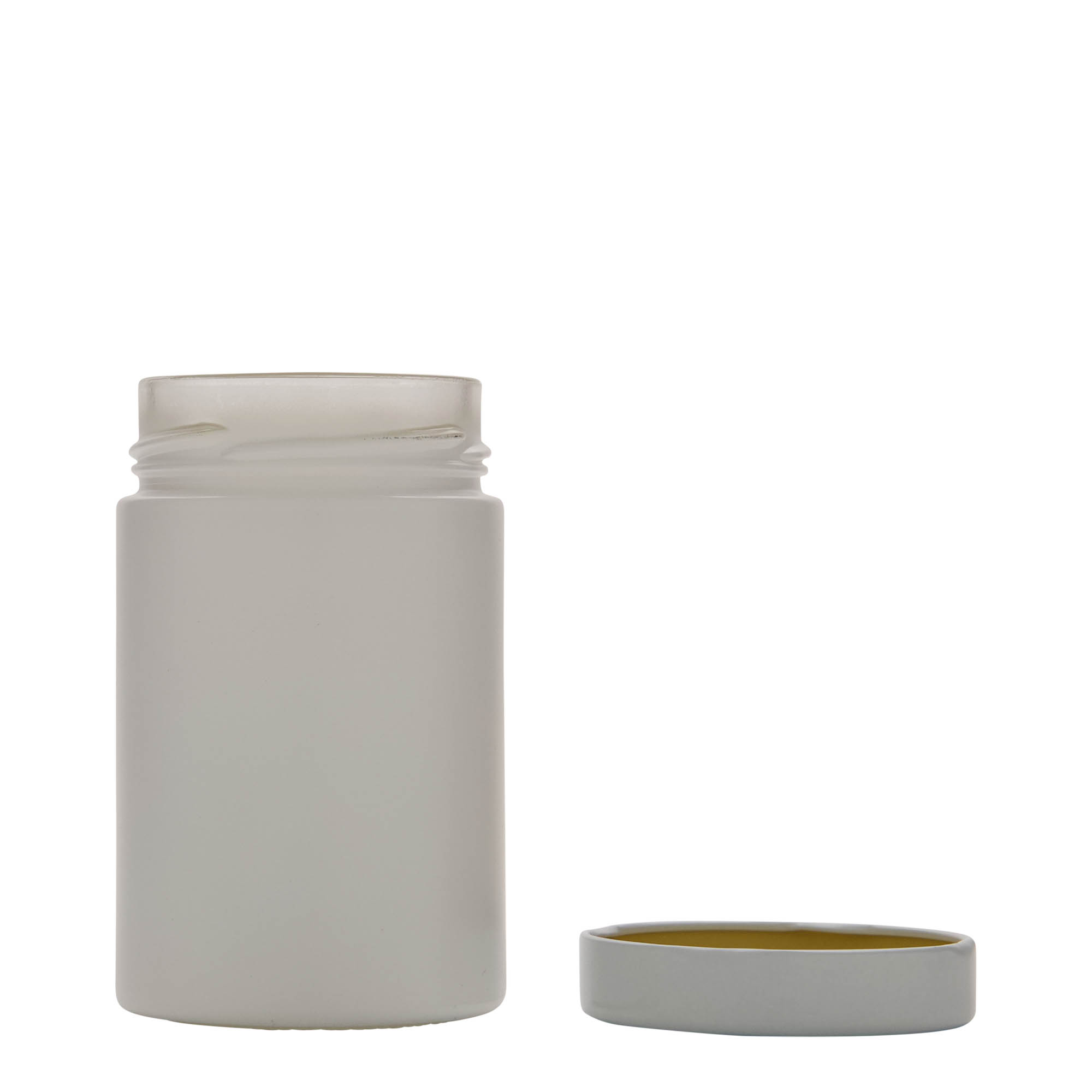 327 ml kulaté sklo 'Aurora', bílé, hrdlo: Deep-Twist-Off (DTO 66)