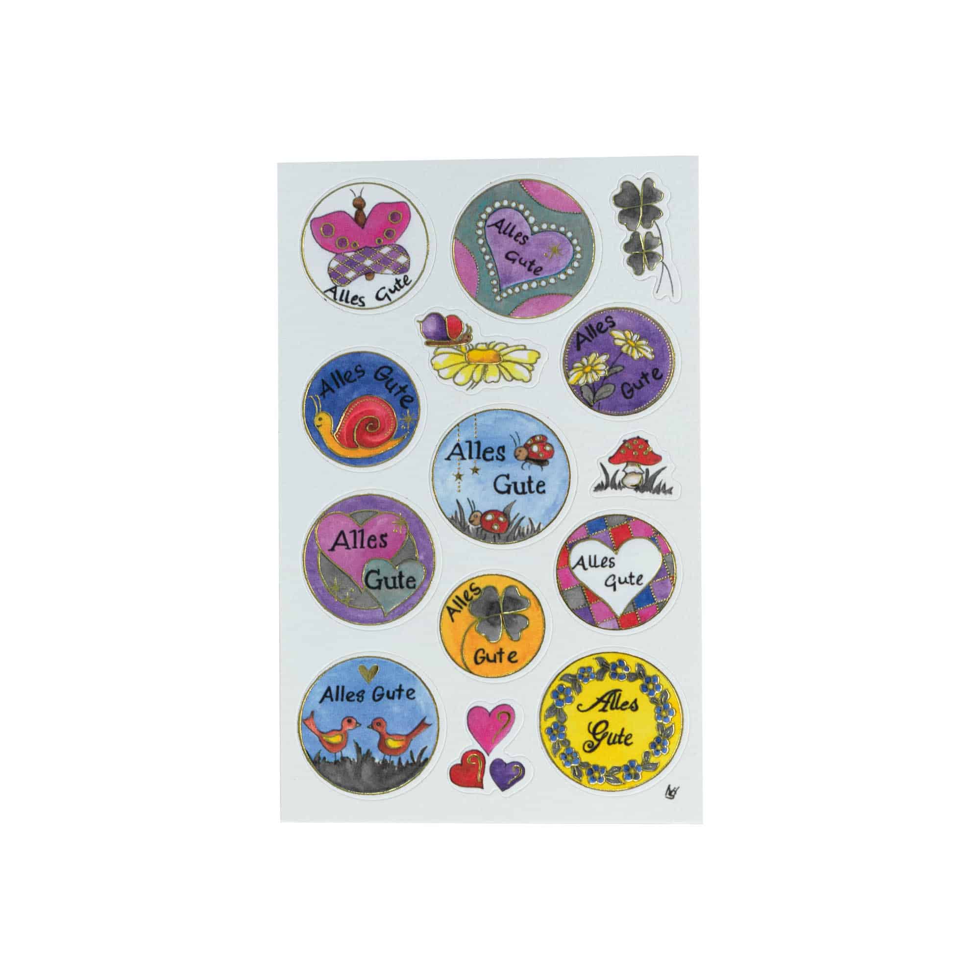 Zweckform samolepky „Všechno nejlepší“, vícebarevné Zweckform samolepky „Všechno nejlepší“, vícebarevné