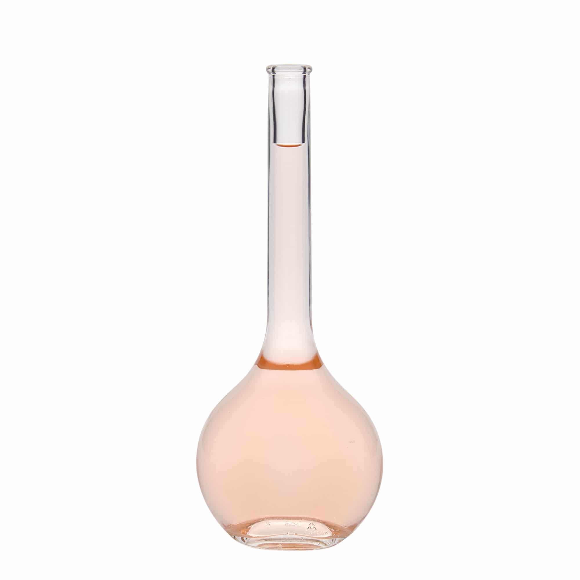 500 ml skleněná láhev 'Contessa', oválná, hrdlo: korek