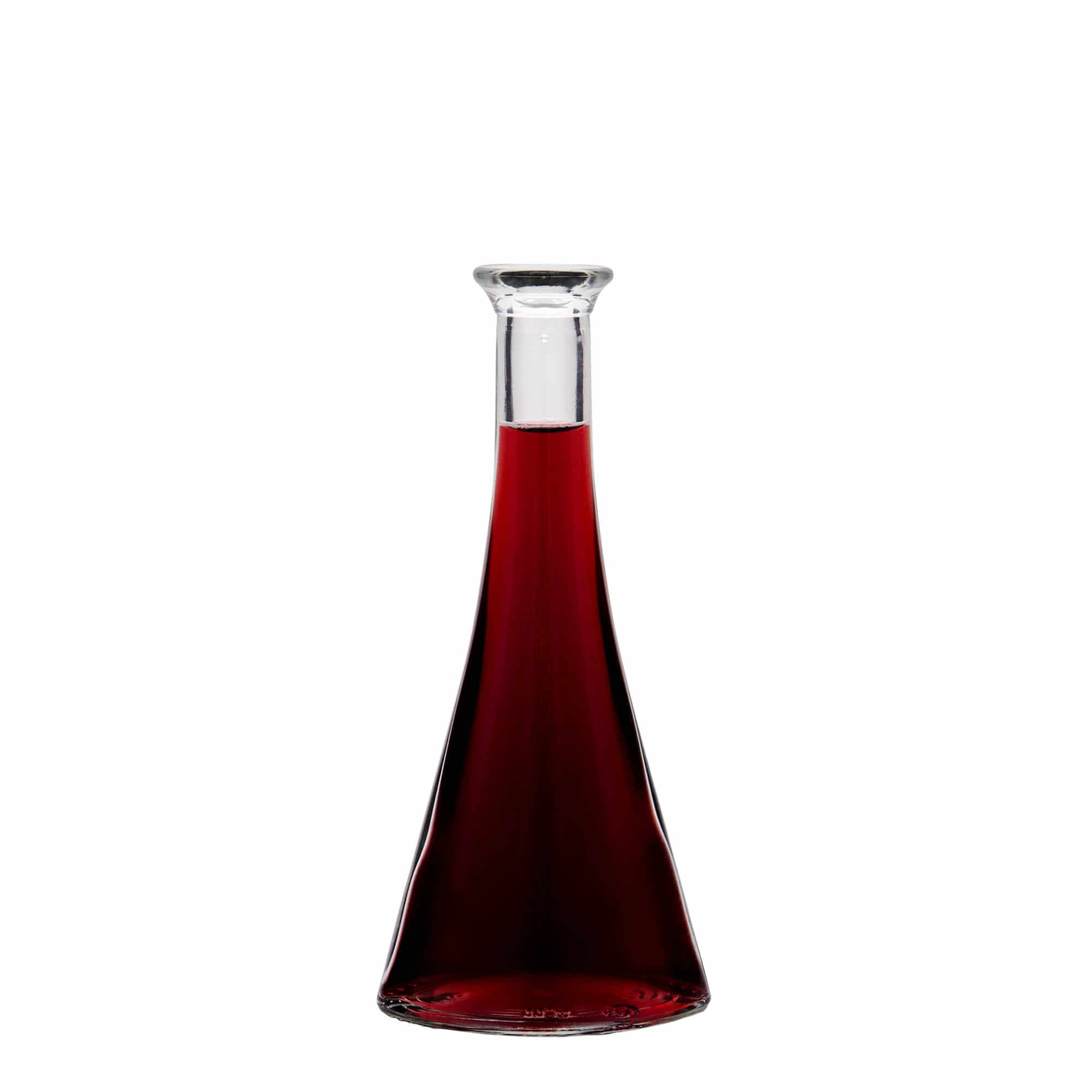 Skleněná lahev 100 ml 'Veronica', půlkulatá, uzávěr: korek