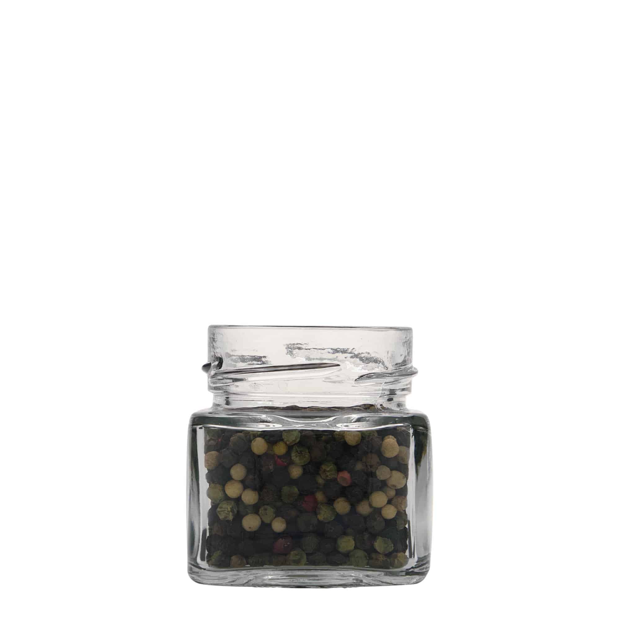 106 ml čtvercová sklenice 'Ikarus', hrdlo: Deep-Twist-Off (DTO 58) 106 ml čtvercová sklenice 'Ikarus', hrdlo: Deep-Twist-Off (DTO 58)