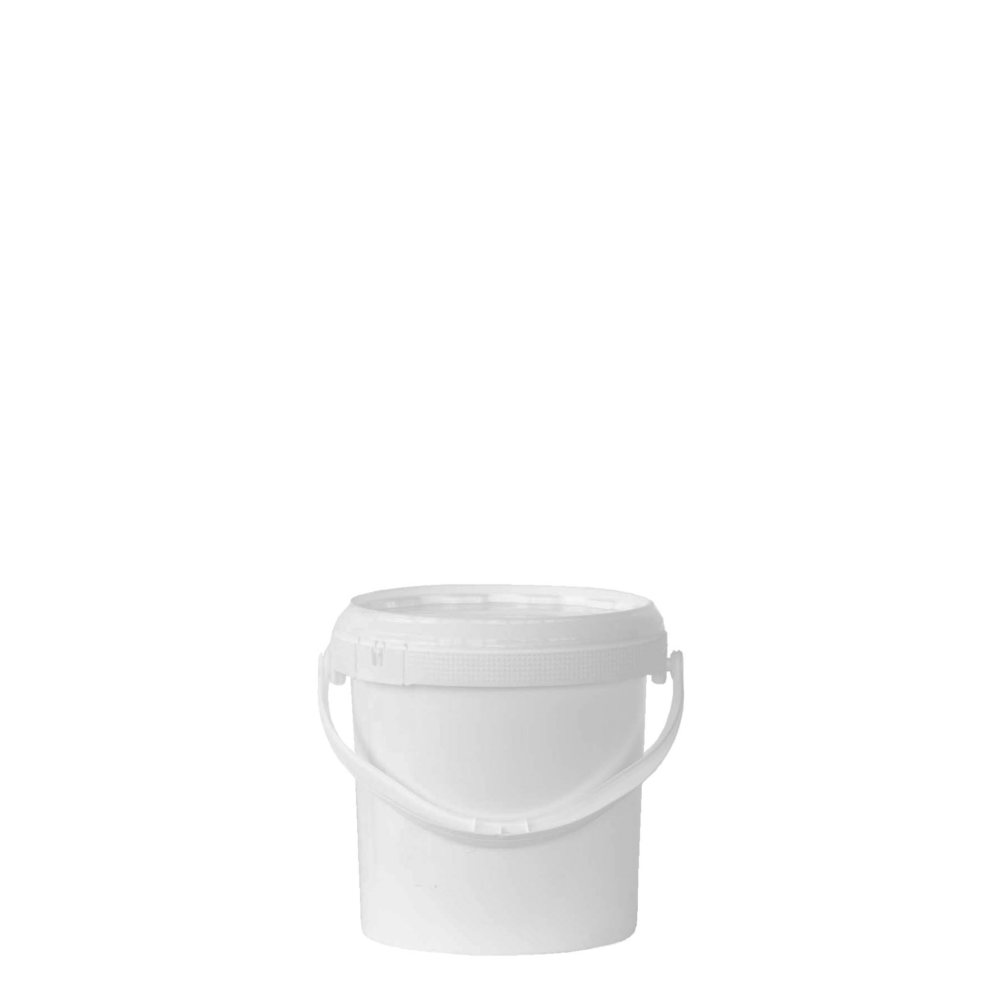 1 l kýbl, PP-plast, bílý 1 l kýbl, PP-plast, bílý