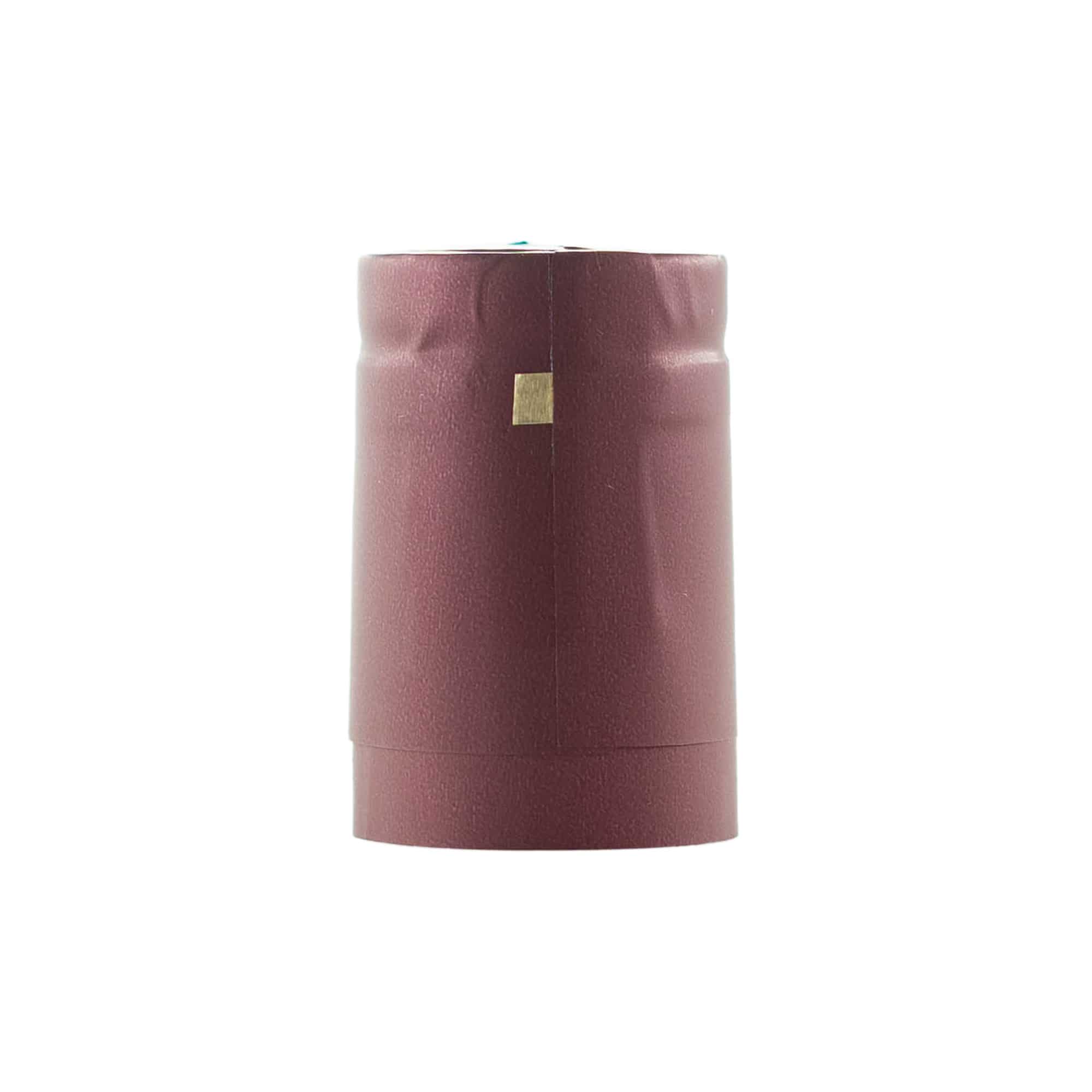 Smršťovací kapsle 32x41, PVC-plast, tmavě červená