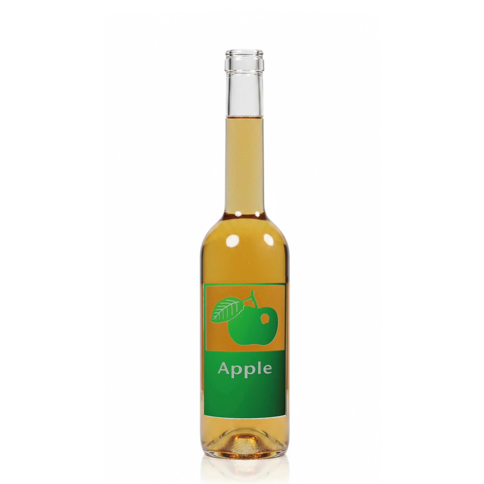 500 ml skleněná láhev 'Opera', motiv: jablko, hrdlo: korek 500 ml skleněná láhev 'Opera', motiv: jablko, hrdlo: korek