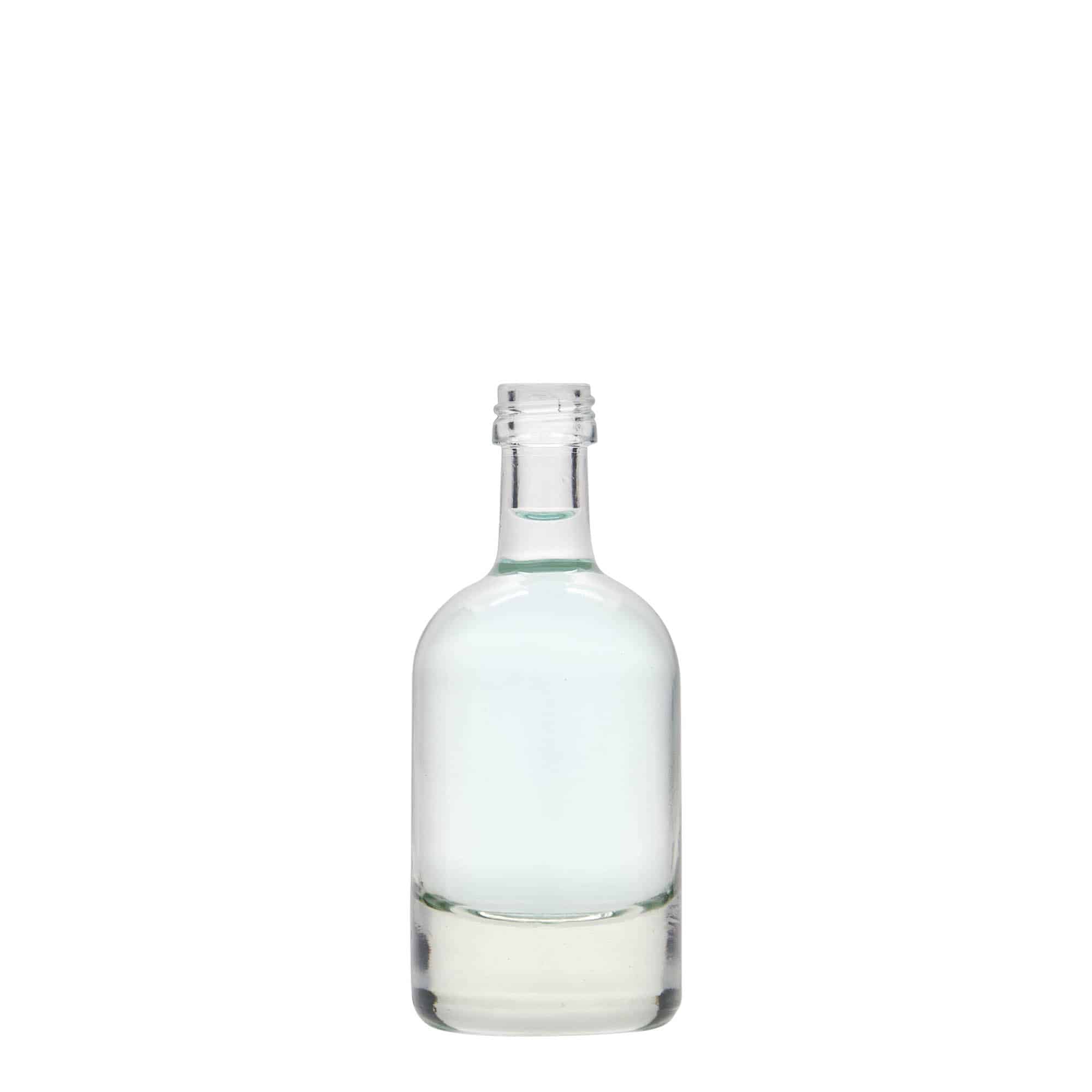 Skleněná lahev 50 ml 'Linea Uno', uzávěr: PP 18
