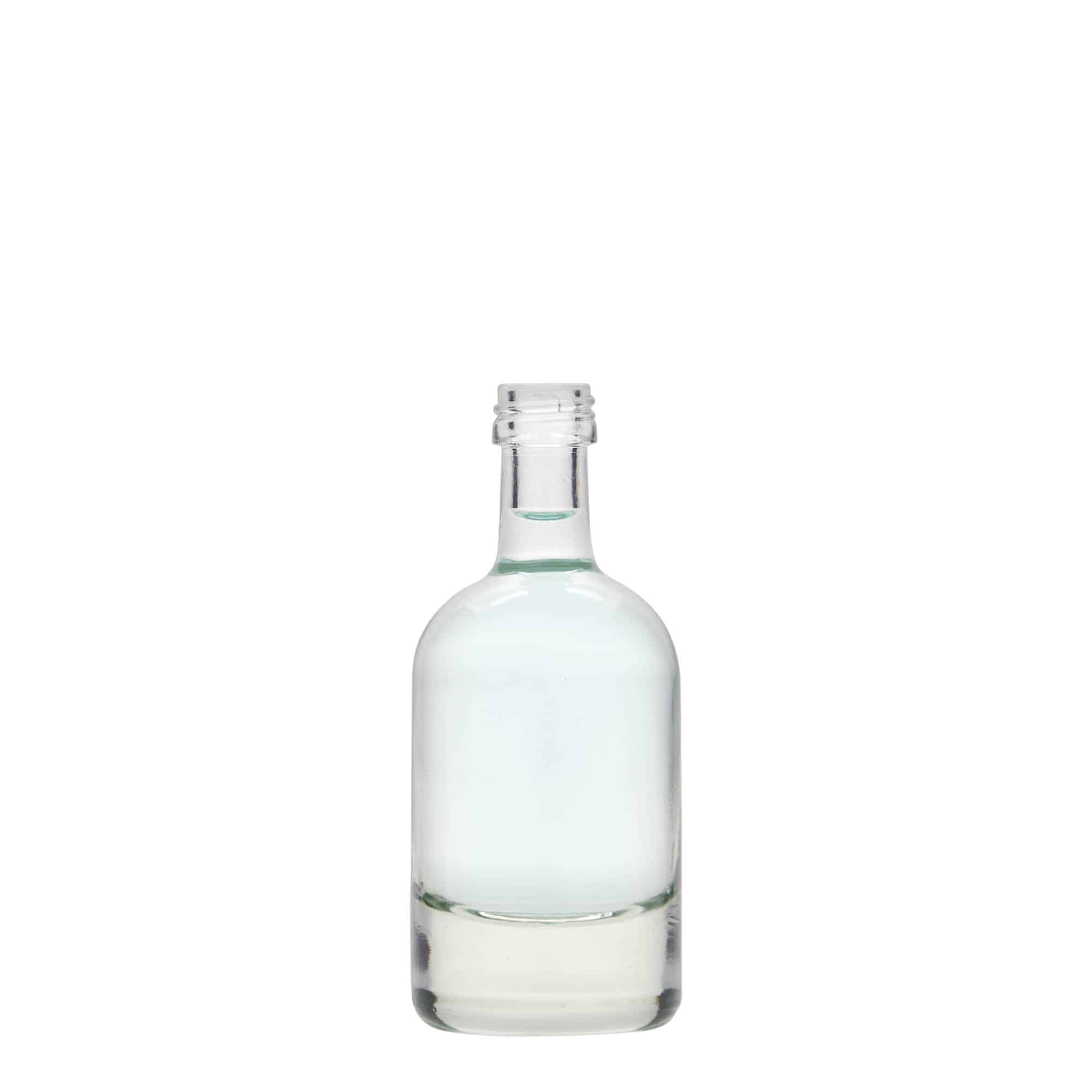 50 ml skleněná lahvička 'Linea Uno', hrdlo: PP 18