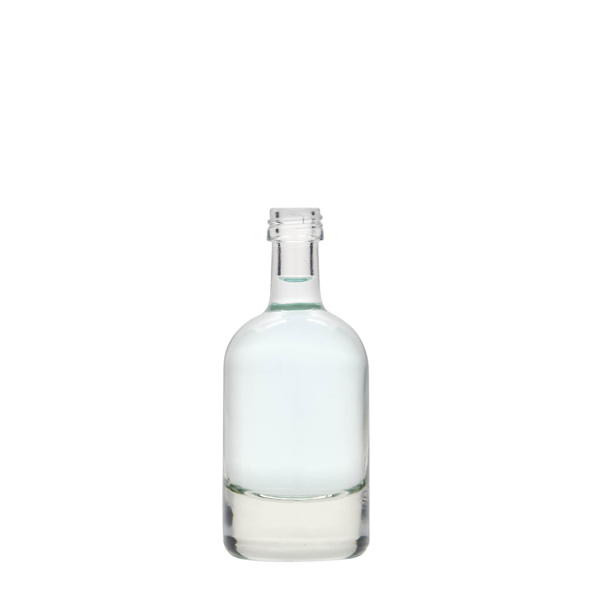 50 ml skleněná lahvička 'Linea Uno', hrdlo: PP 18 50 ml skleněná lahvička 'Linea Uno', hrdlo: PP 18