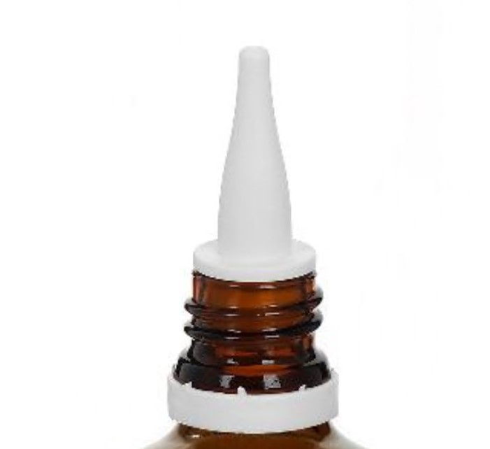 Uzávěr na závit s aplikátorem, plast PE, bílý, pro hrdlo: DIN 18 Uzávěr na závit s aplikátorem, plast PE, bílý, pro hrdlo: DIN 18