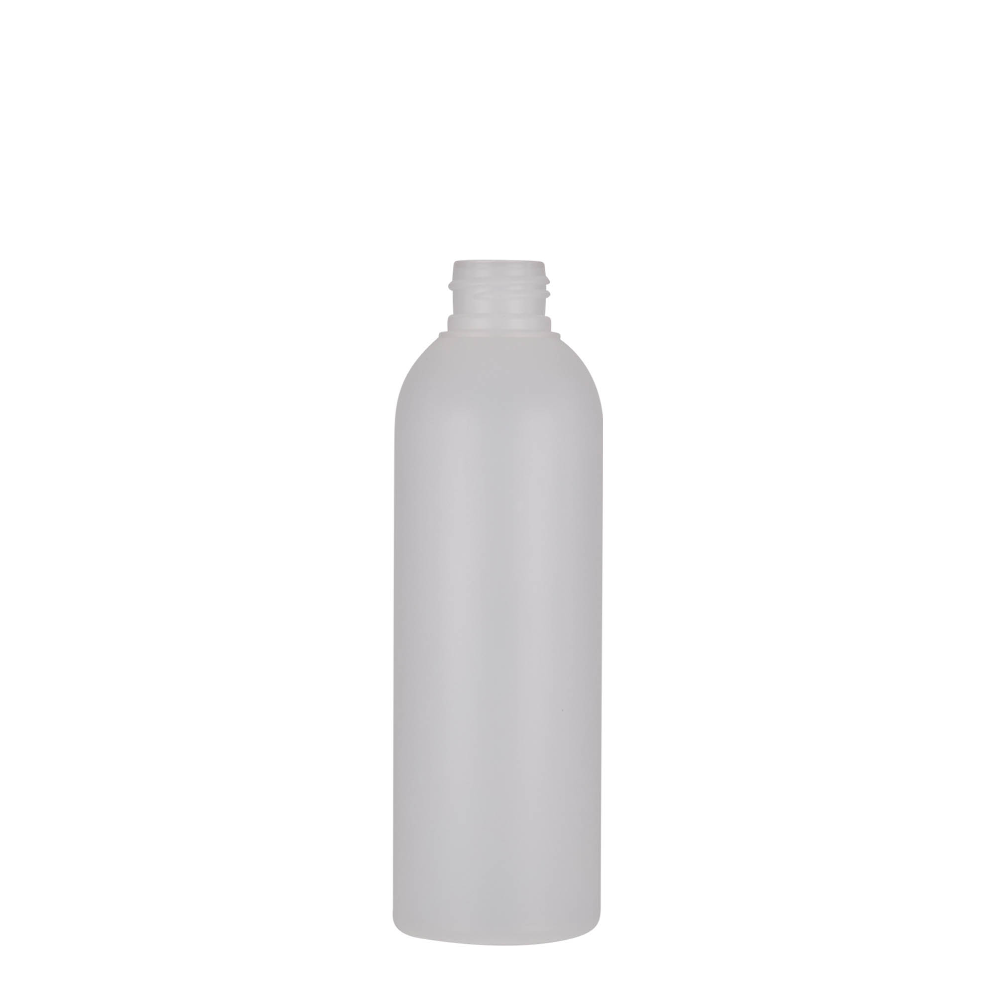 200 ml plastová láhev 'Tuffy', HDPE, přírodní, hrdlo: 24/410 200 ml plastová láhev 'Tuffy', HDPE, přírodní, hrdlo: 24/410