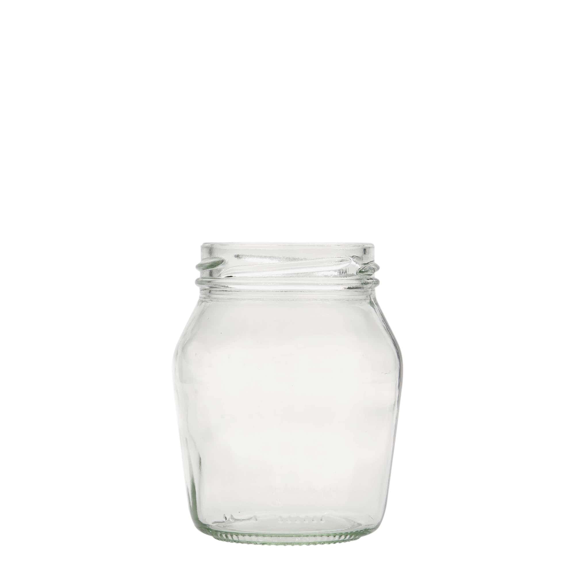 Baňatá, kulatá sklenice 180 ml, uzávěr: Twist Off (TO 58)