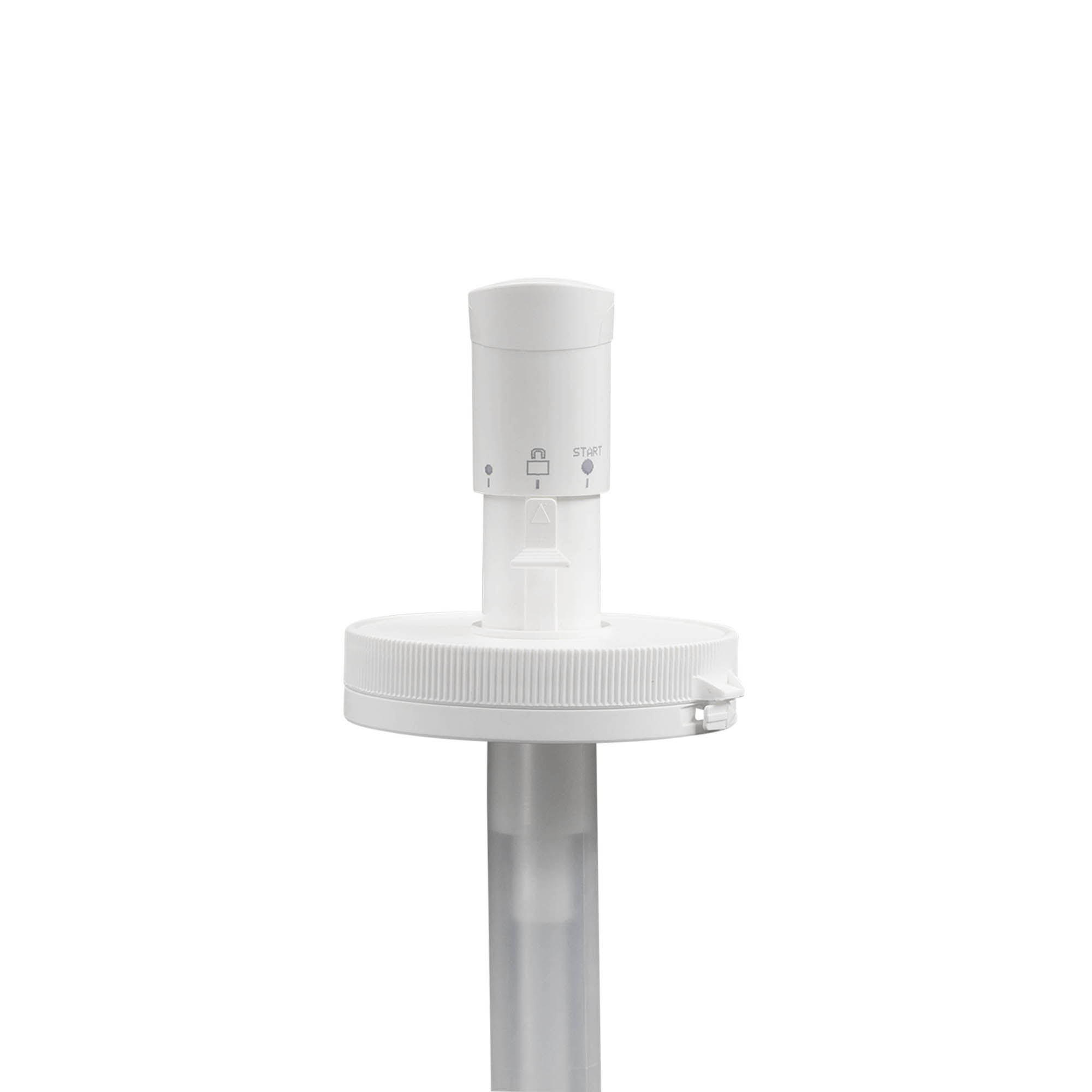Dávkovací pumpa pro 655 ml 'Securibox', PE-plast, bílá, pro hrdlo: šroubovací uzávěr Dávkovací pumpa pro 655 ml 'Securibox', PE-plast, bílá, pro hrdlo: šroubovací uzávěr