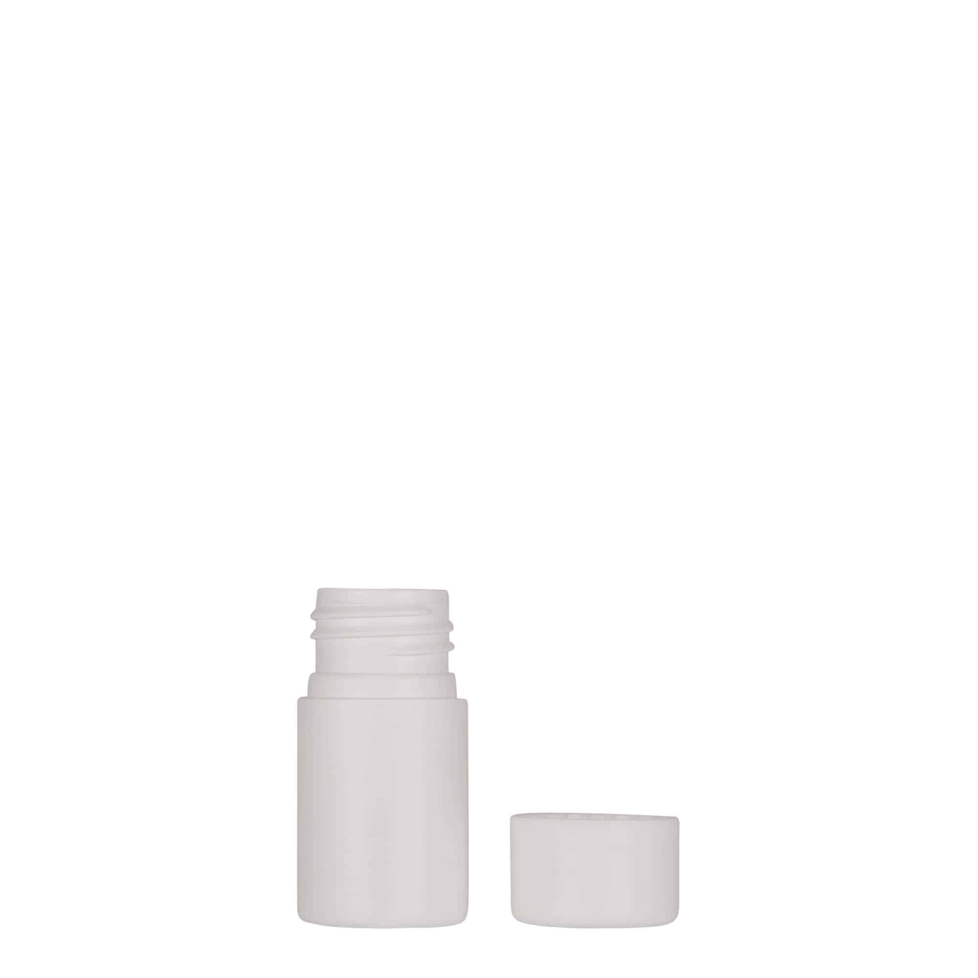 Plastová lahev 15 ml 'Tuffy', HDPE, bílá, ústí: GPI 24/410