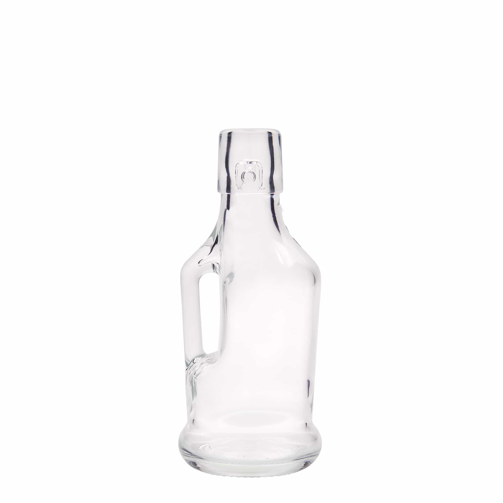 200 ml skleněná láhev „Classica“, hrdlo: uzávěr se západkou