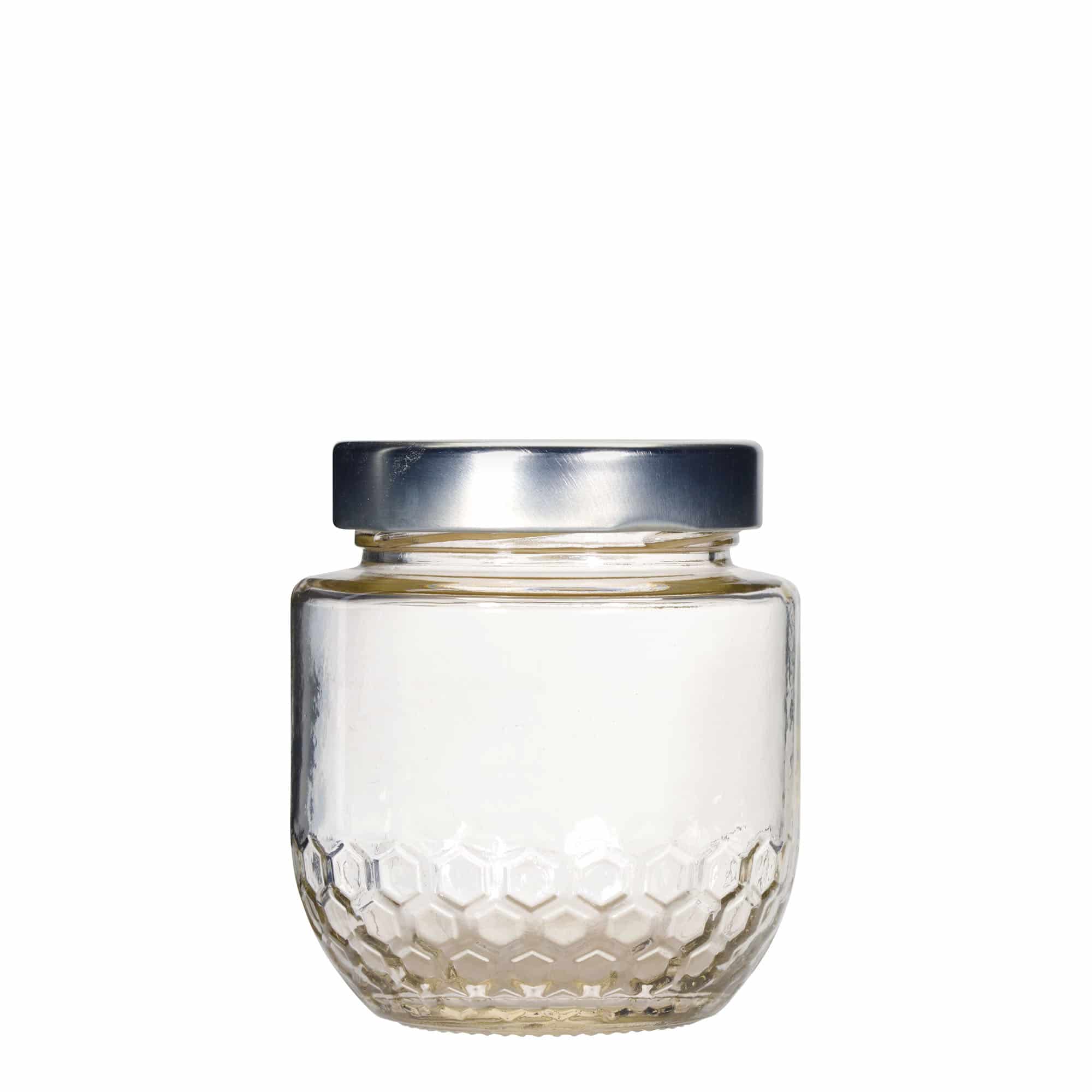 Sklenice na med 390 ml 'Mája', uzávěr: Deep Twist Off (DTO 70)