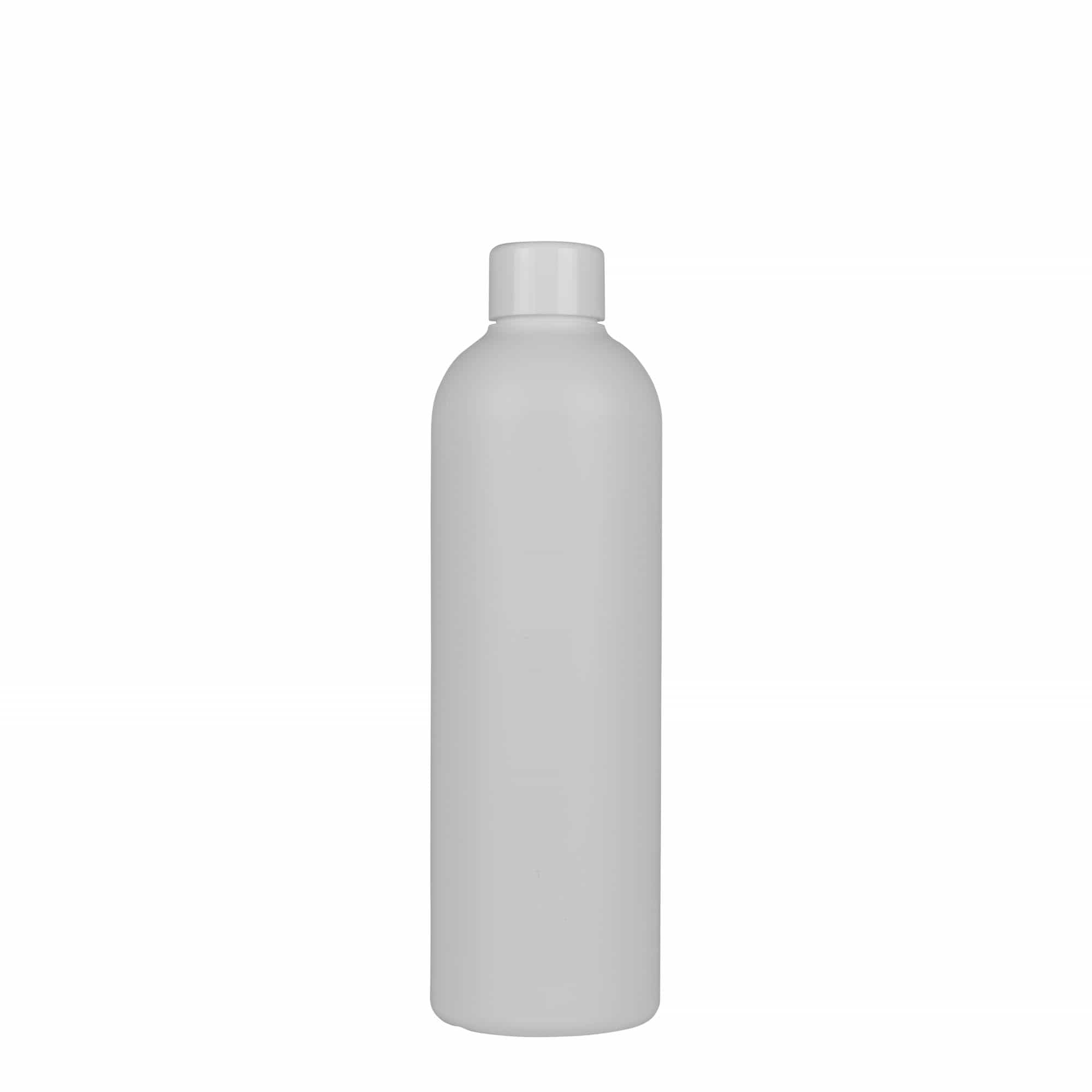 300 ml plastová láhev „Tuffy“, HDPE, bílá, hrdlo: 24/410
