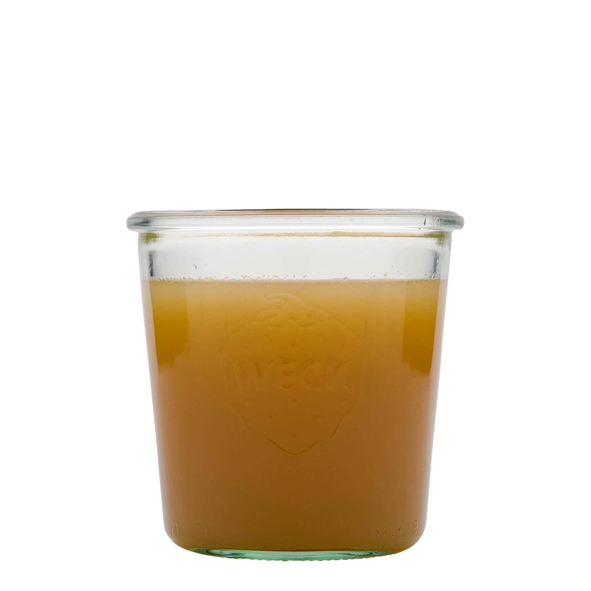 Konzervárenské sklenice WECK 580 ml, uzávěr: kulatý okraj