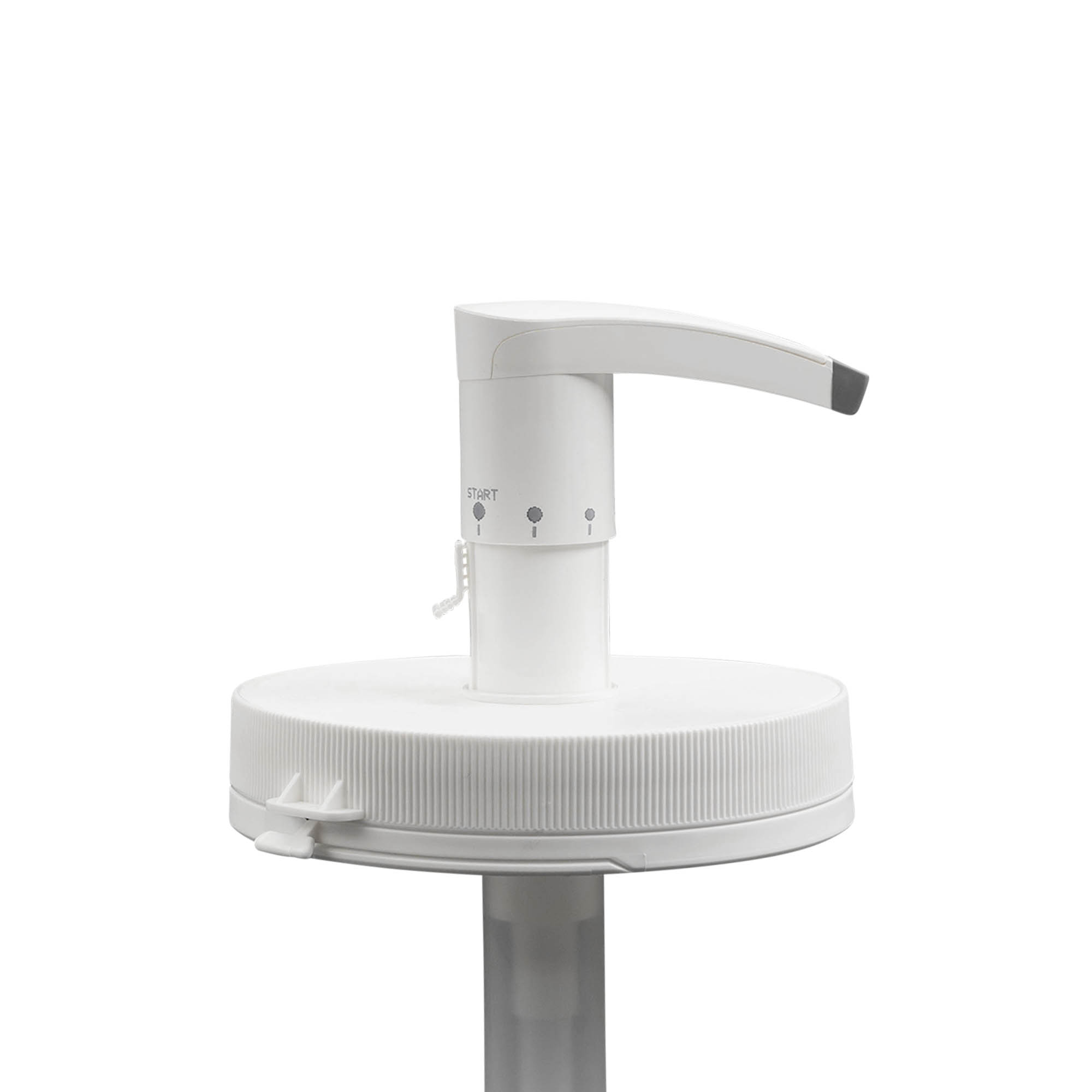 Dávkovací pumpa pro 1 240 ml „Securibox“, PE plast, bílá, pro hrdlo: šroubovací uzávěr Dávkovací pumpa pro 1 240 ml „Securibox“, PE plast, bílá, pro hrdlo: šroubovací uzávěr