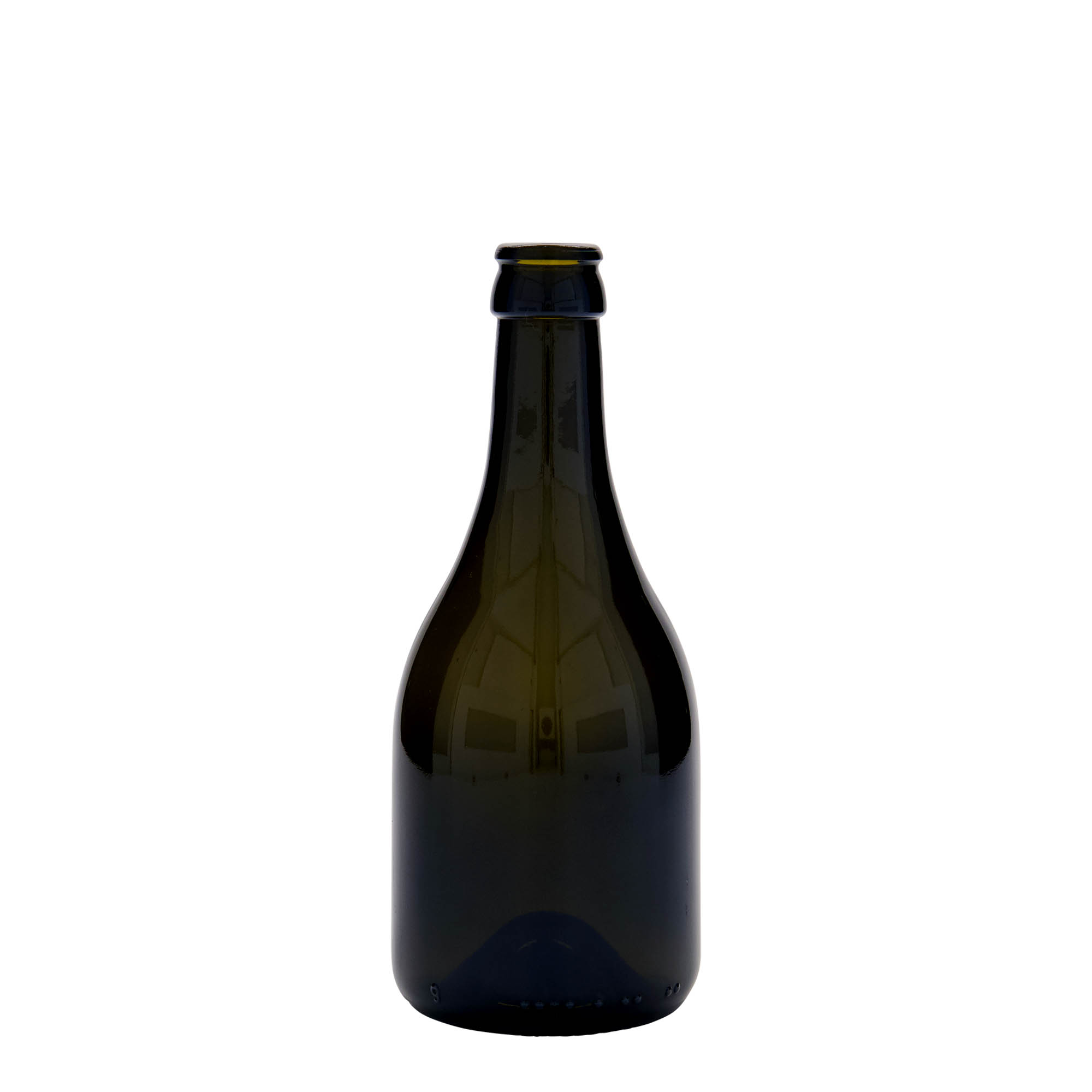 330 ml pivní láhev 'Horta', sklo, antikně zelená, hrdlo: korunkový uzávěr 330 ml pivní láhev 'Horta', sklo, antikně zelená, hrdlo: korunkový uzávěr