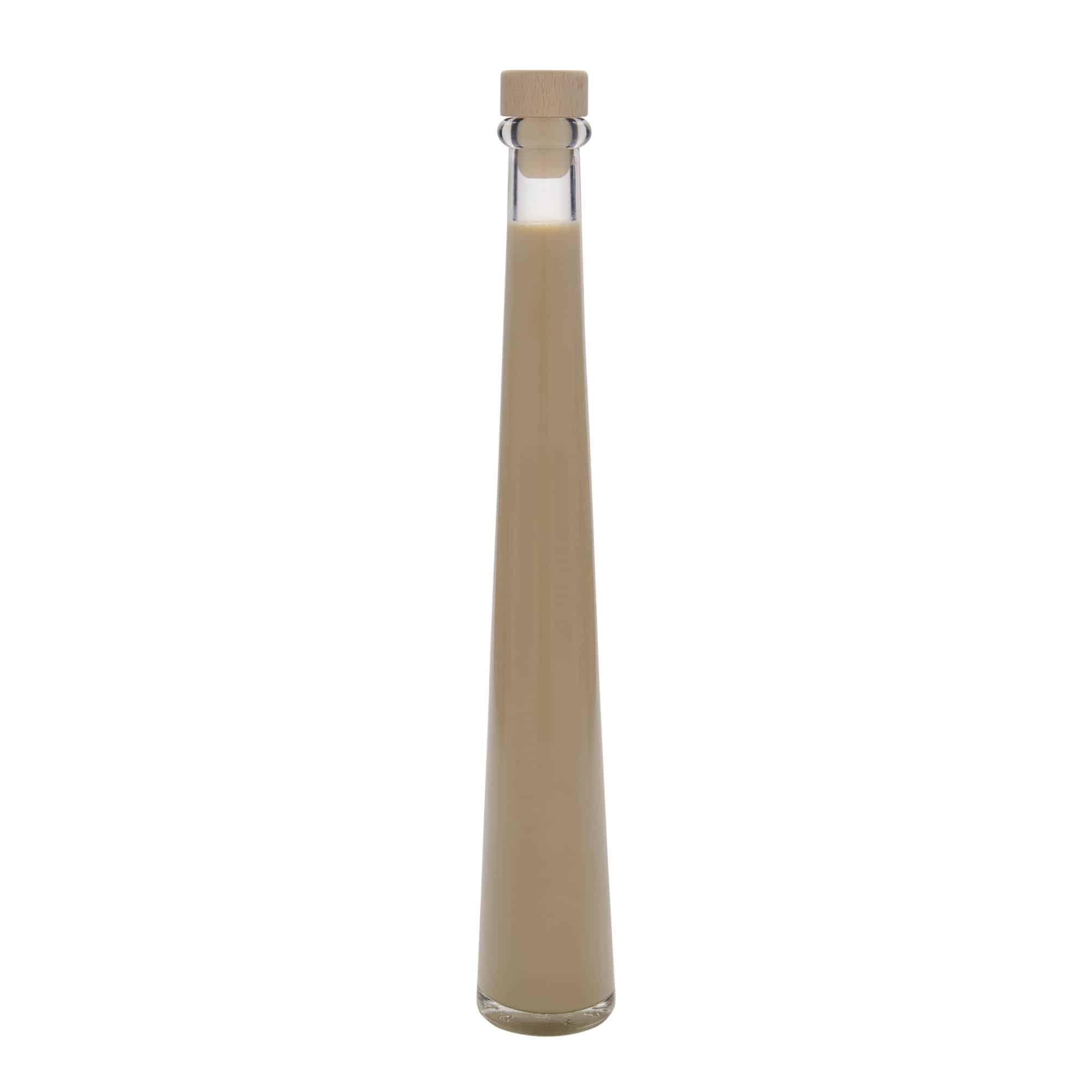 Skleněná lahev 200 ml 'Dama Rondo', uzávěr: korek
