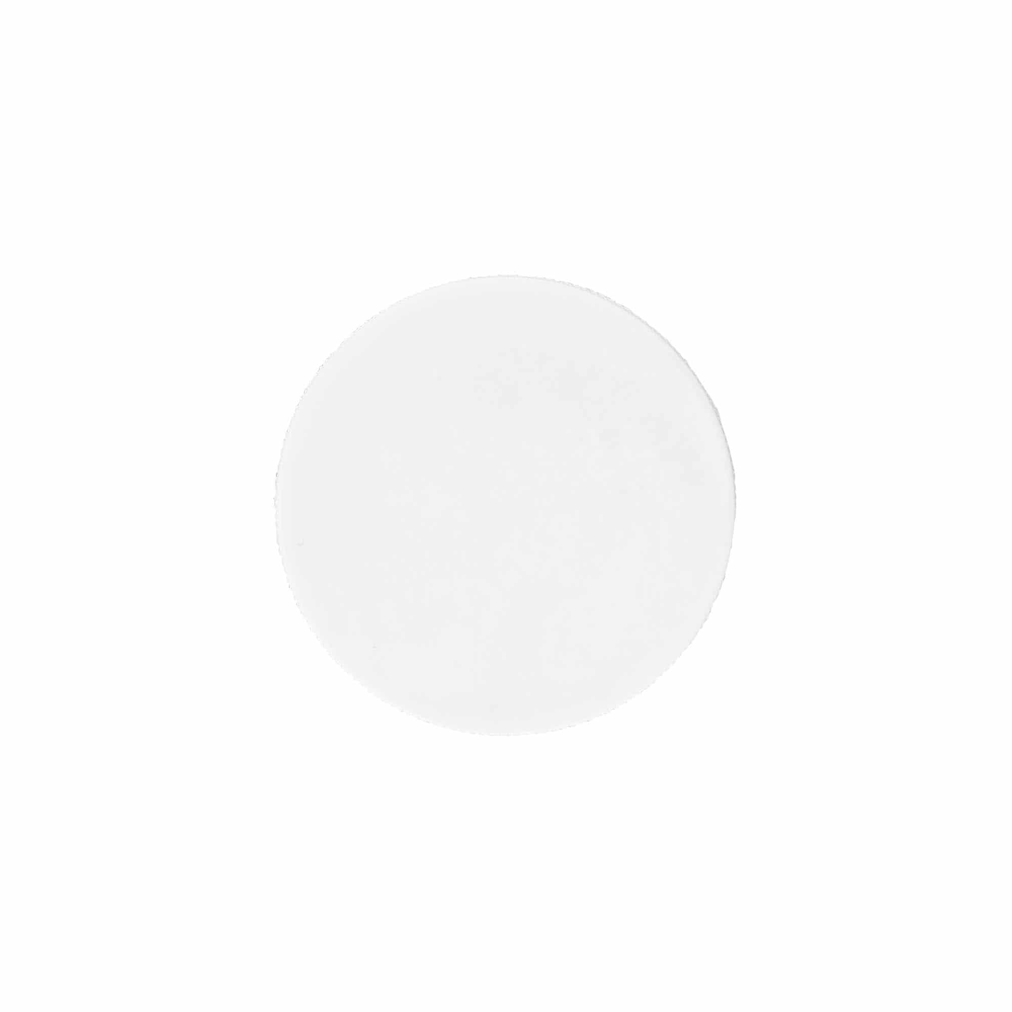 Šroubovací uzávěr, plast PP, bílý, pro ústí: 45/400