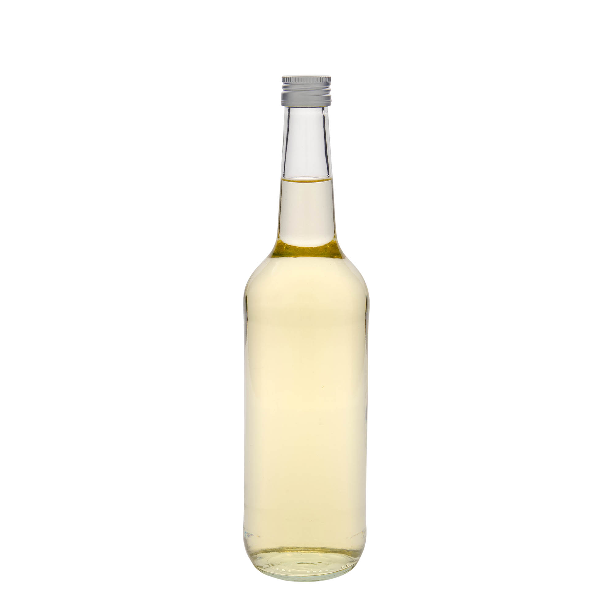 700 ml skleněná láhev s přímým hrdlem, hrdlo: PP 28