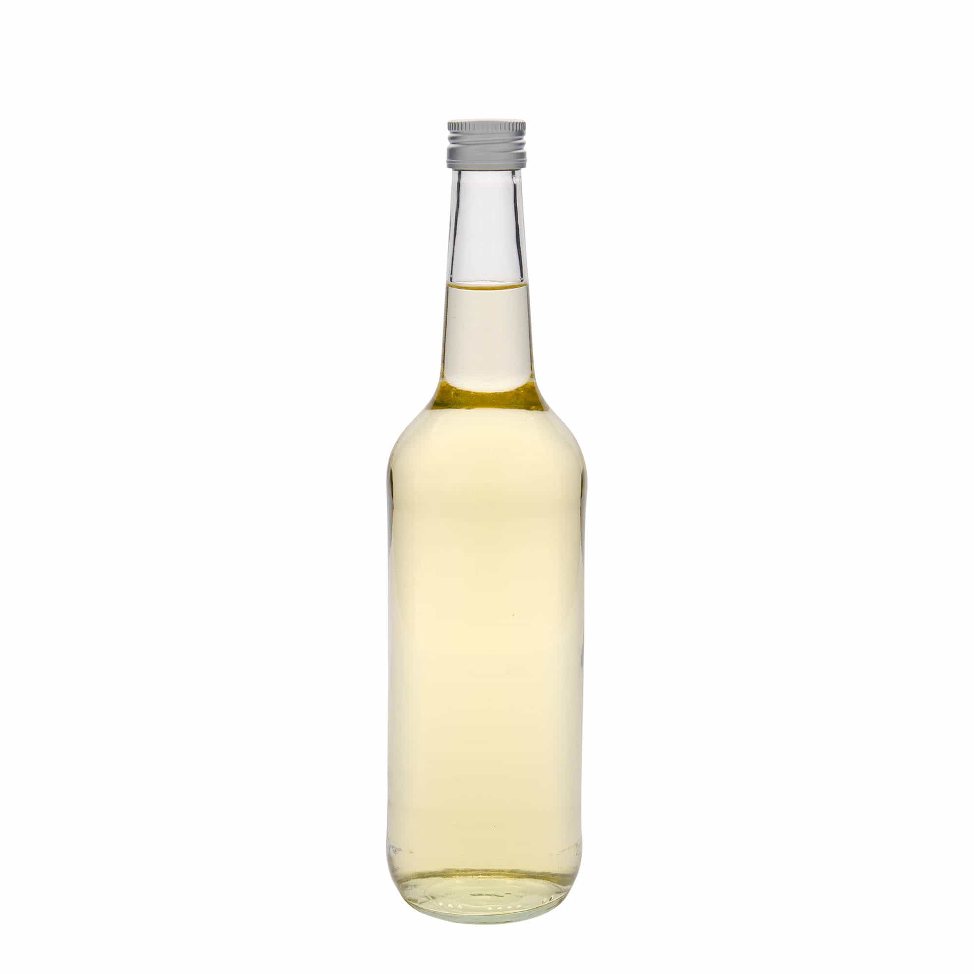 700 ml skleněná láhev s přímým hrdlem, hrdlo: PP 28