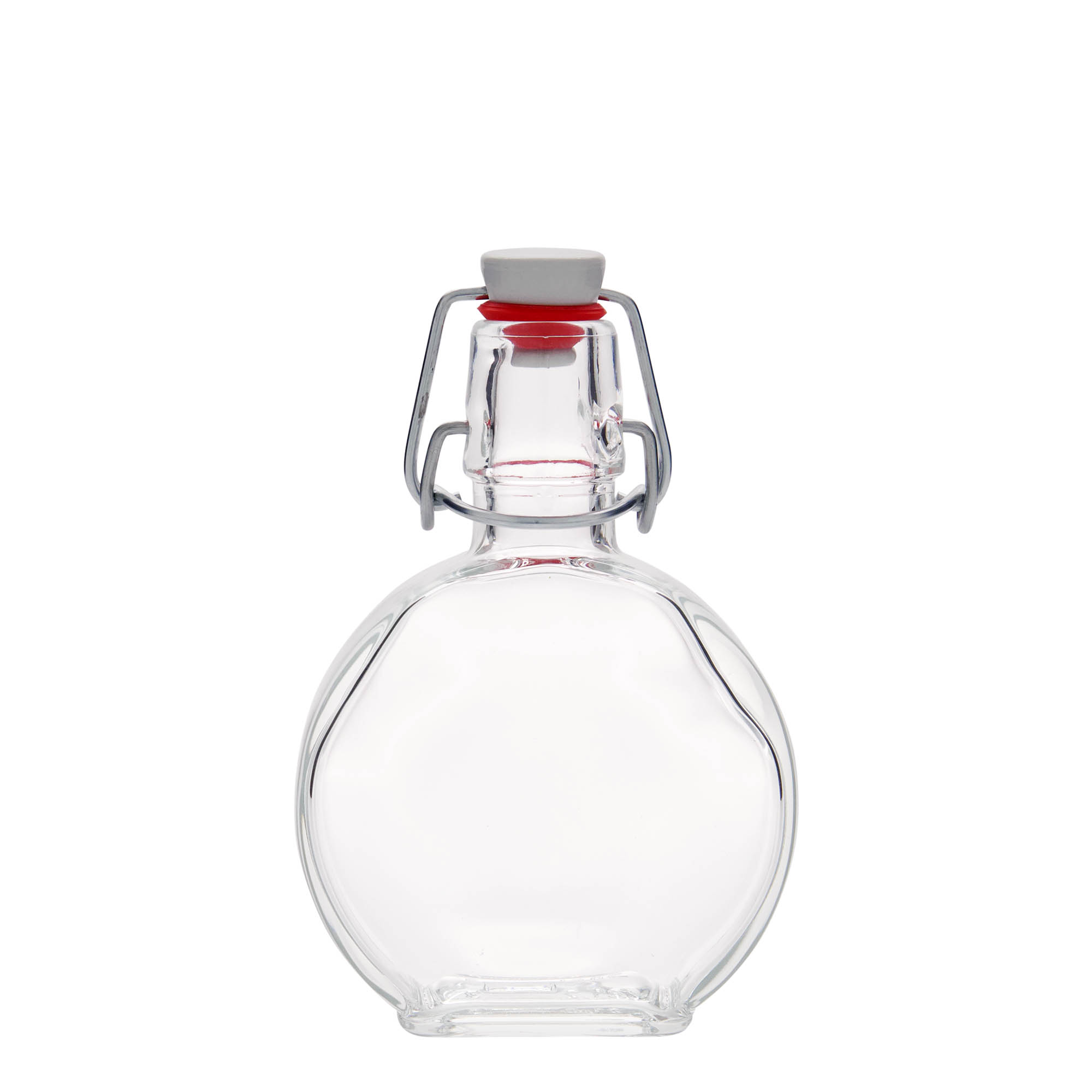 200 ml skleněná láhev 'Sensatione', obdélníková, hrdlo: uzávěr s pákou