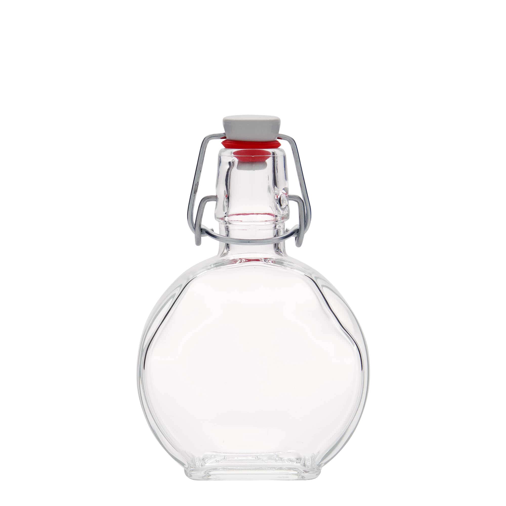200 ml skleněná láhev 'Sensatione', obdélníková, hrdlo: uzávěr s pákou