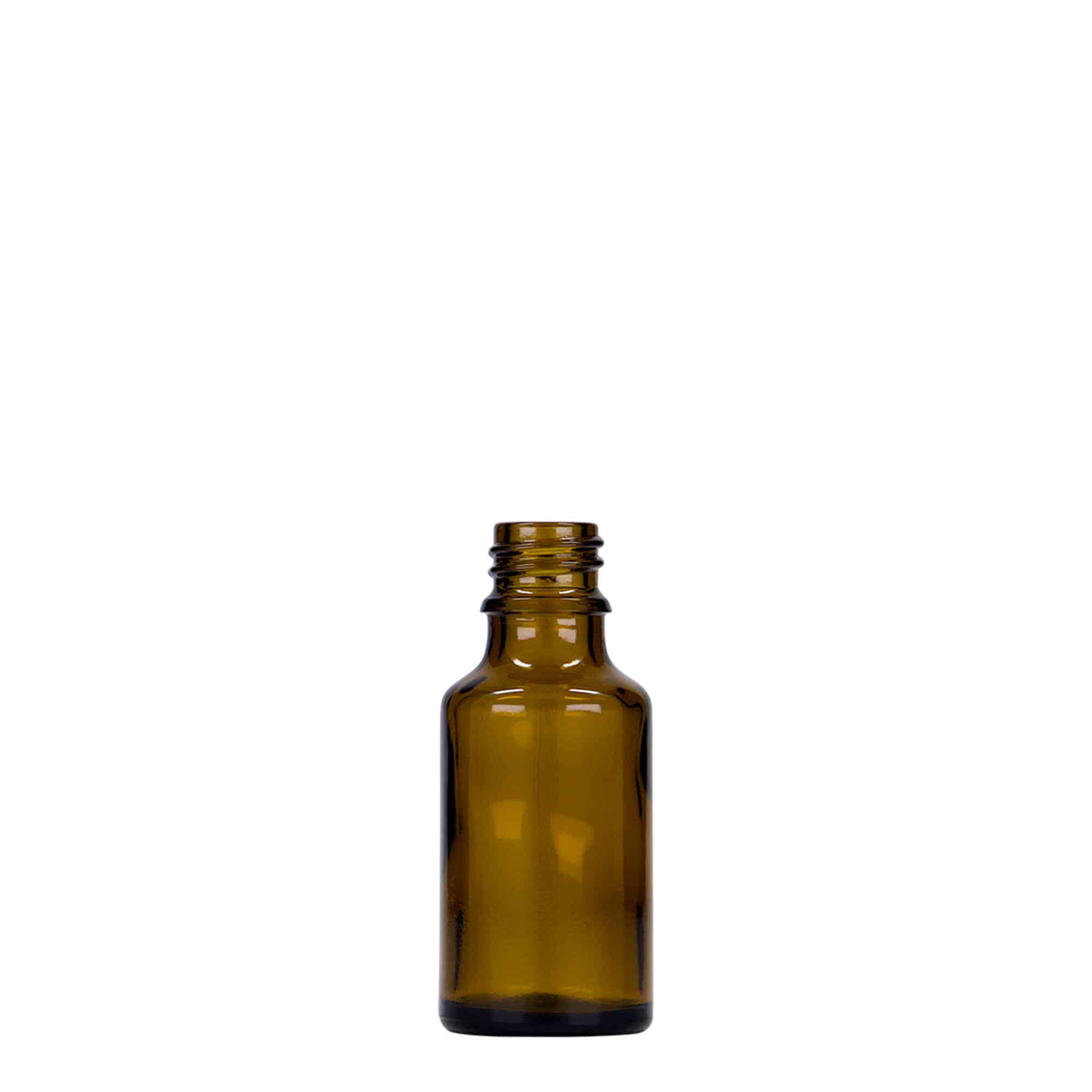 Lékovka 25 ml, sklo, hnědá, ústí: DIN 18 Lékovka 25 ml, sklo, hnědá, ústí: DIN 18