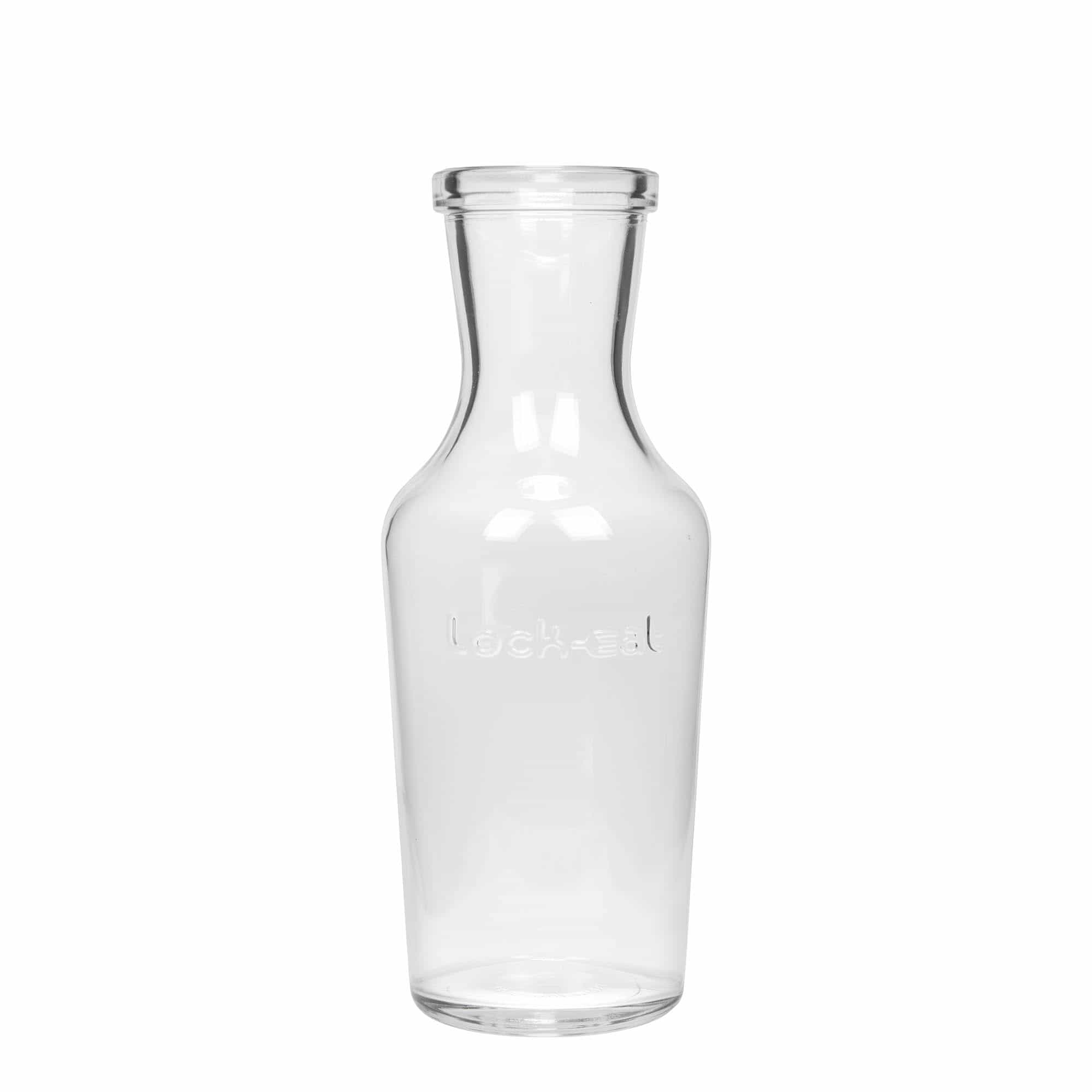 Skleněná karafa 1000 ml 'Lock-Eat', uzávěr: drátěný uzávěr