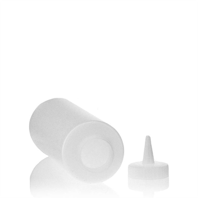 Lahev na omáčku 500 ml , plast LDPE, přírodní, uzávěr: GPI 38/400