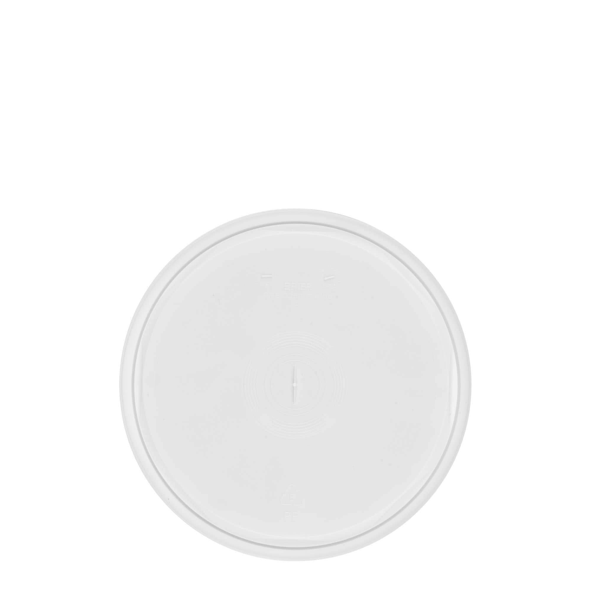 Víko na kyblík 2,5 l, plast PP, bílý
