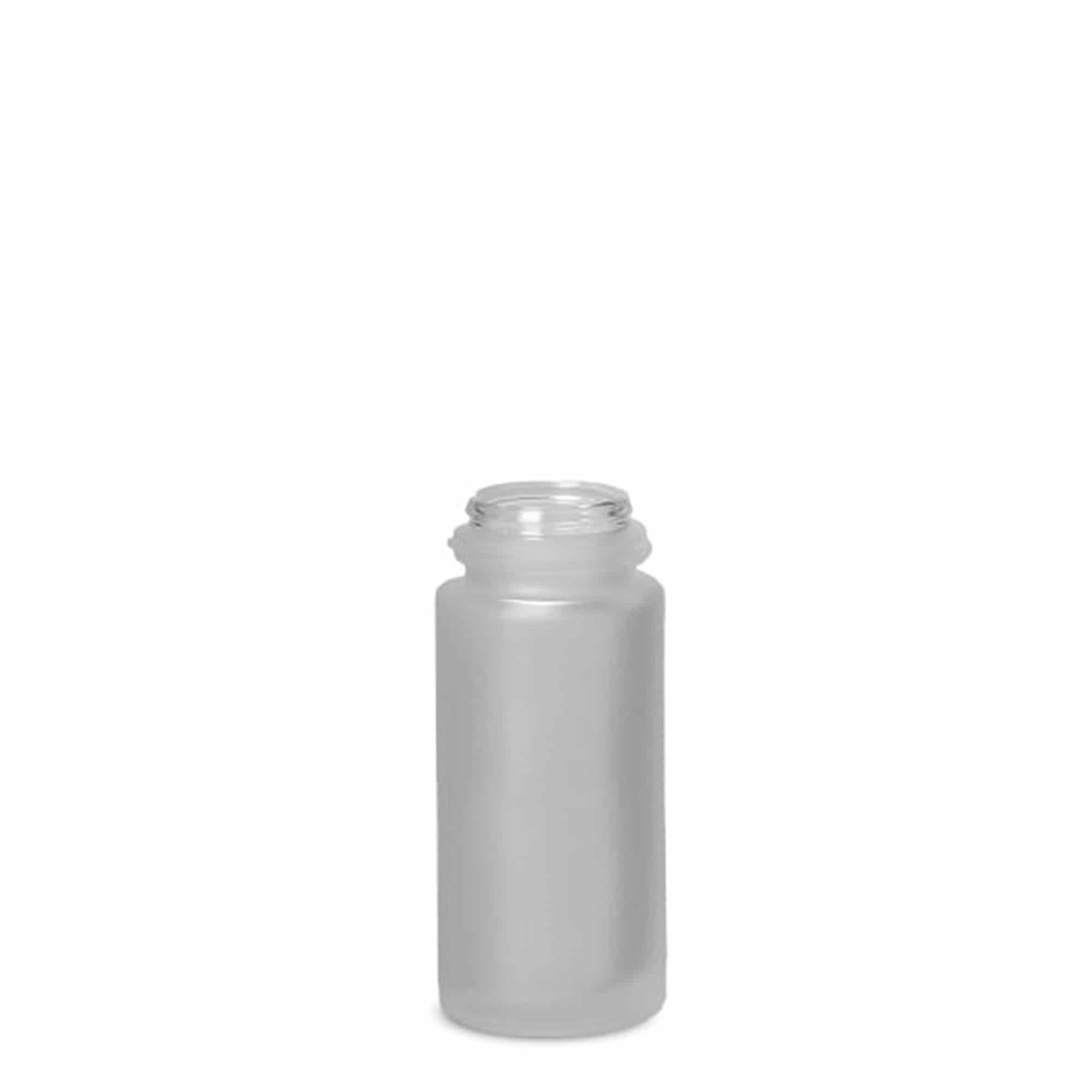 50 ml roll-on lahvička, sklo, matná, hrdlo: šroubovací uzávěr