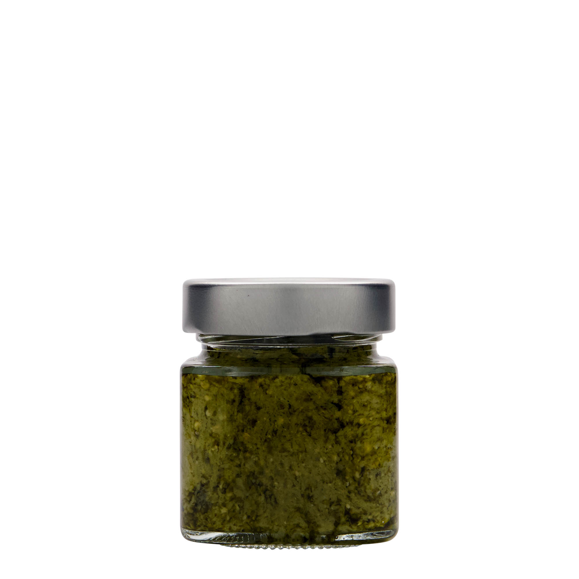 156 ml čtvercová sklenice 'Funny', hrdlo: Deep-Twist-Off (DTO 58)