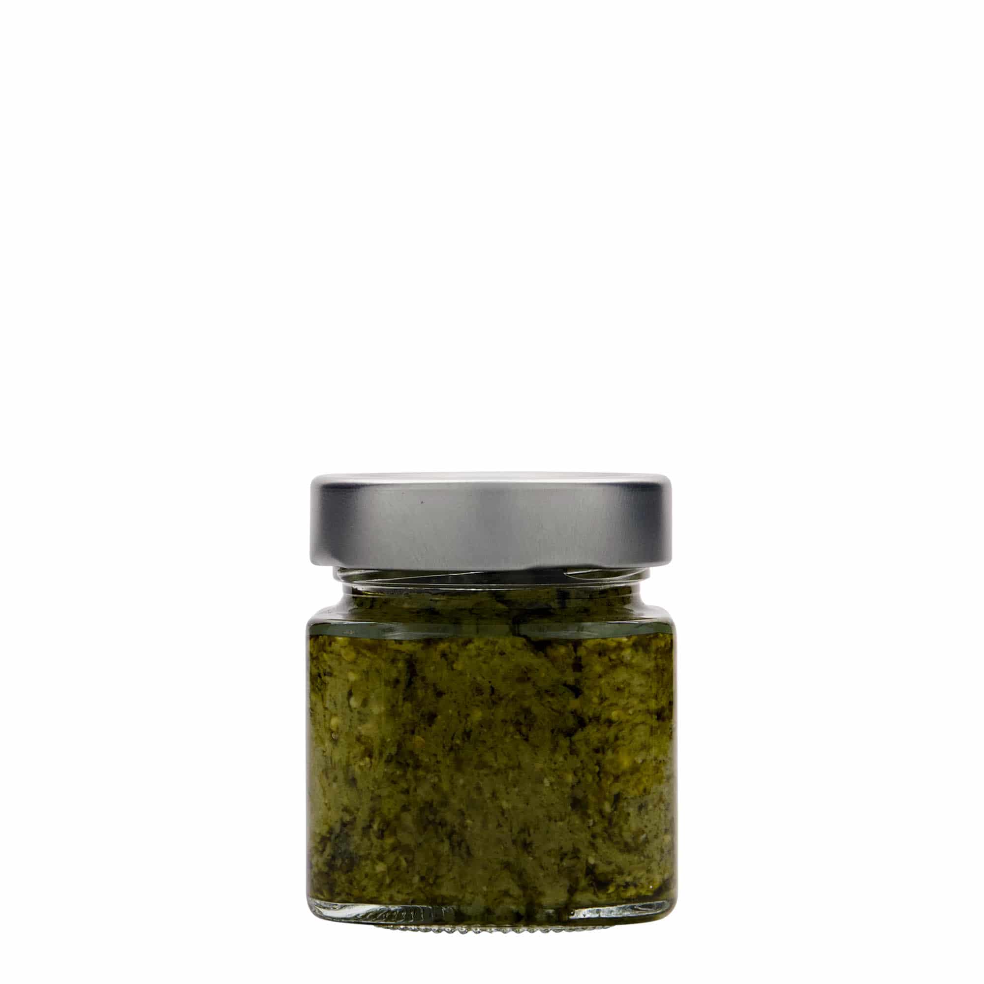 156 ml čtvercová sklenice 'Funny', hrdlo: Deep-Twist-Off (DTO 58)