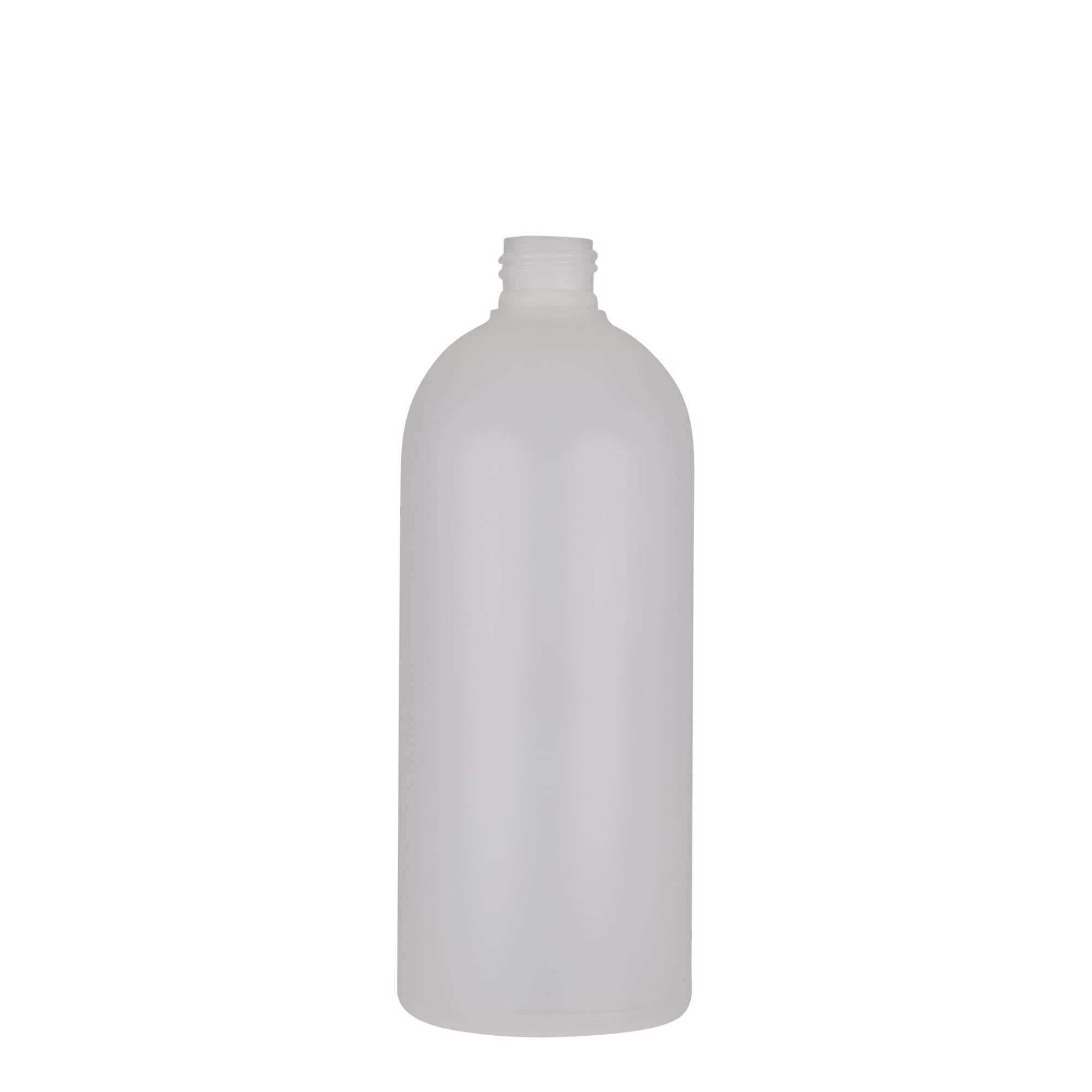 Plastová lahev 500 ml 'Tuffy', HDPE, přírodní, ústí: GPI 24/410 Plastová lahev 500 ml 'Tuffy', HDPE, přírodní, ústí: GPI 24/410