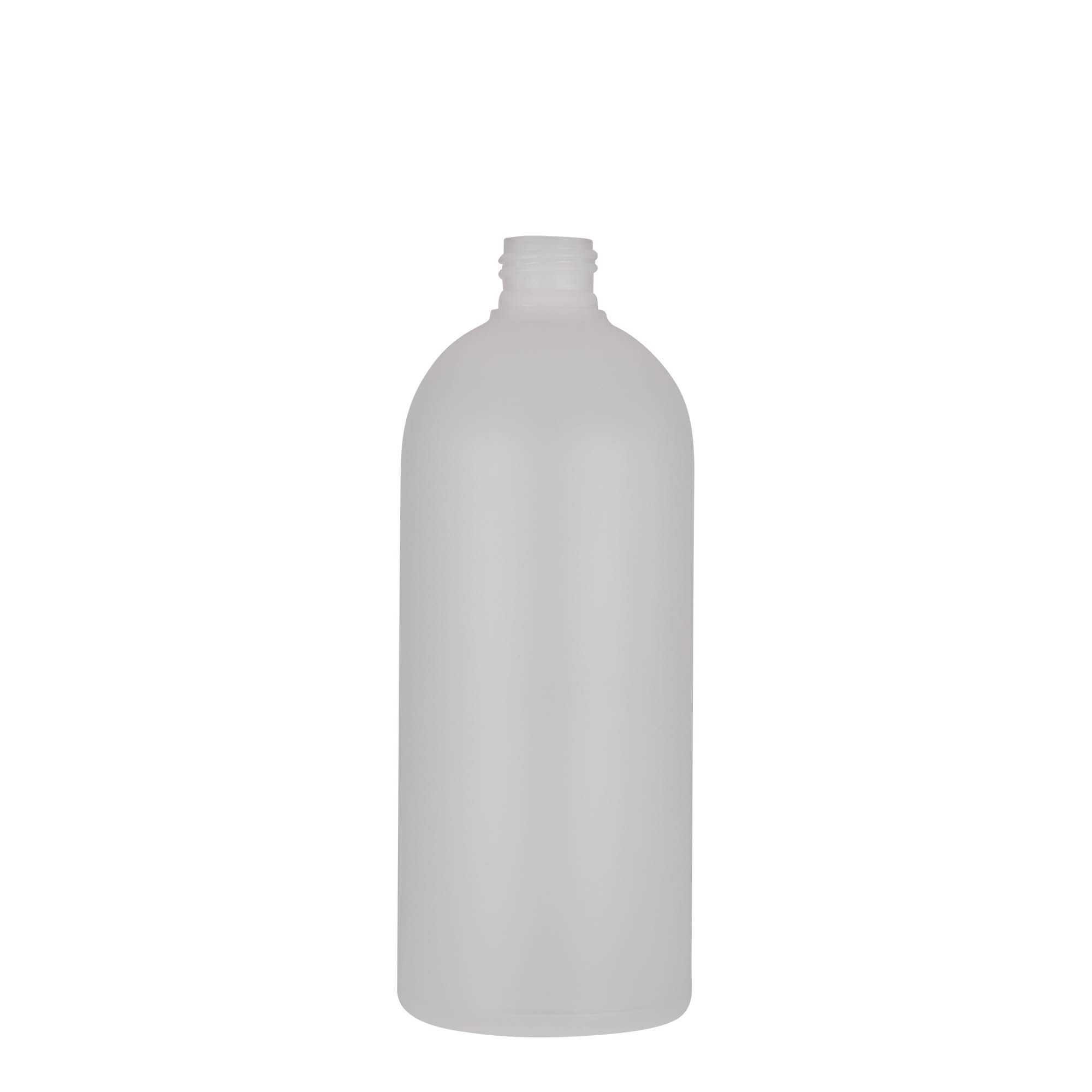 500 ml plastová láhev 'Tuffy', HDPE, přírodní, hrdlo: 24/410 500 ml plastová láhev 'Tuffy', HDPE, přírodní, hrdlo: 24/410